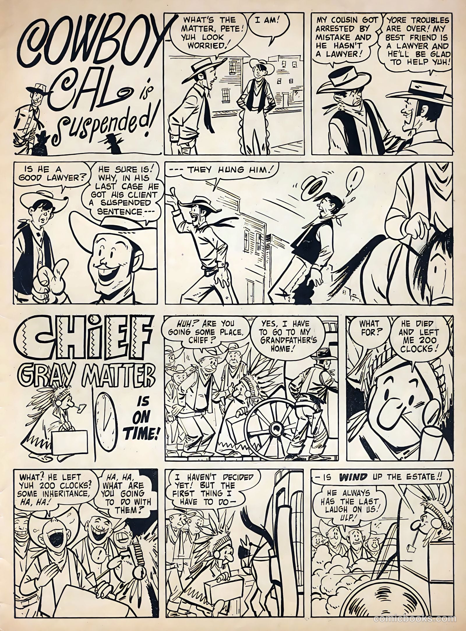Tex Ritter Western #22 — page 35 of 36