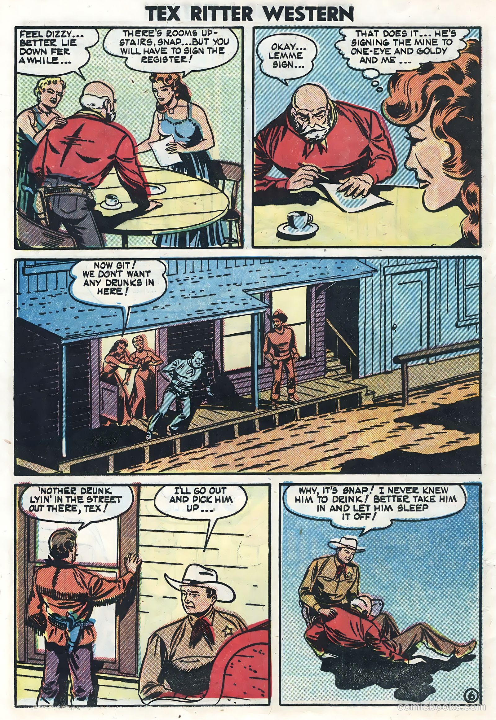 Tex Ritter Western #23 — page 8 of 36