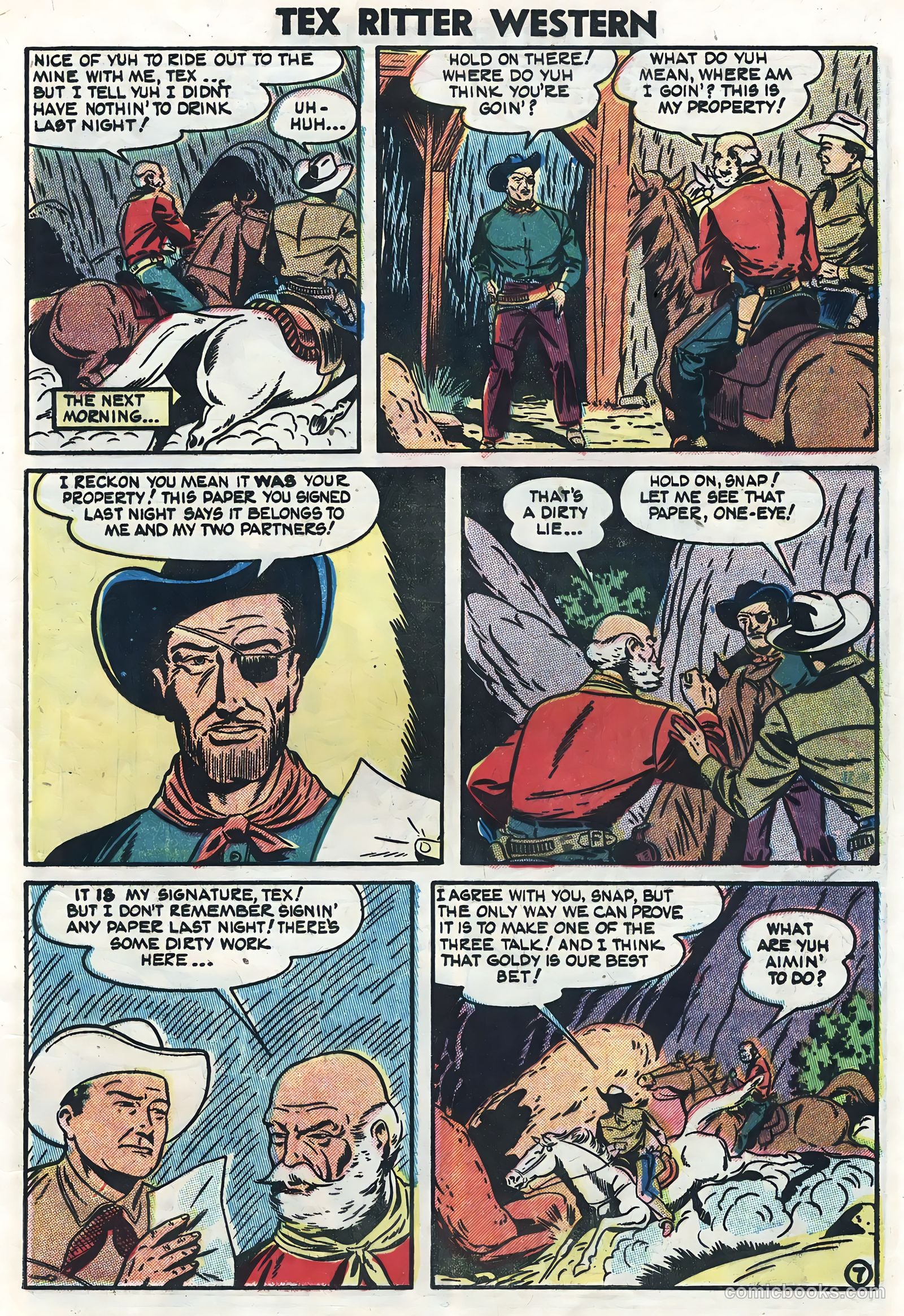 Tex Ritter Western #23 — page 9 of 36