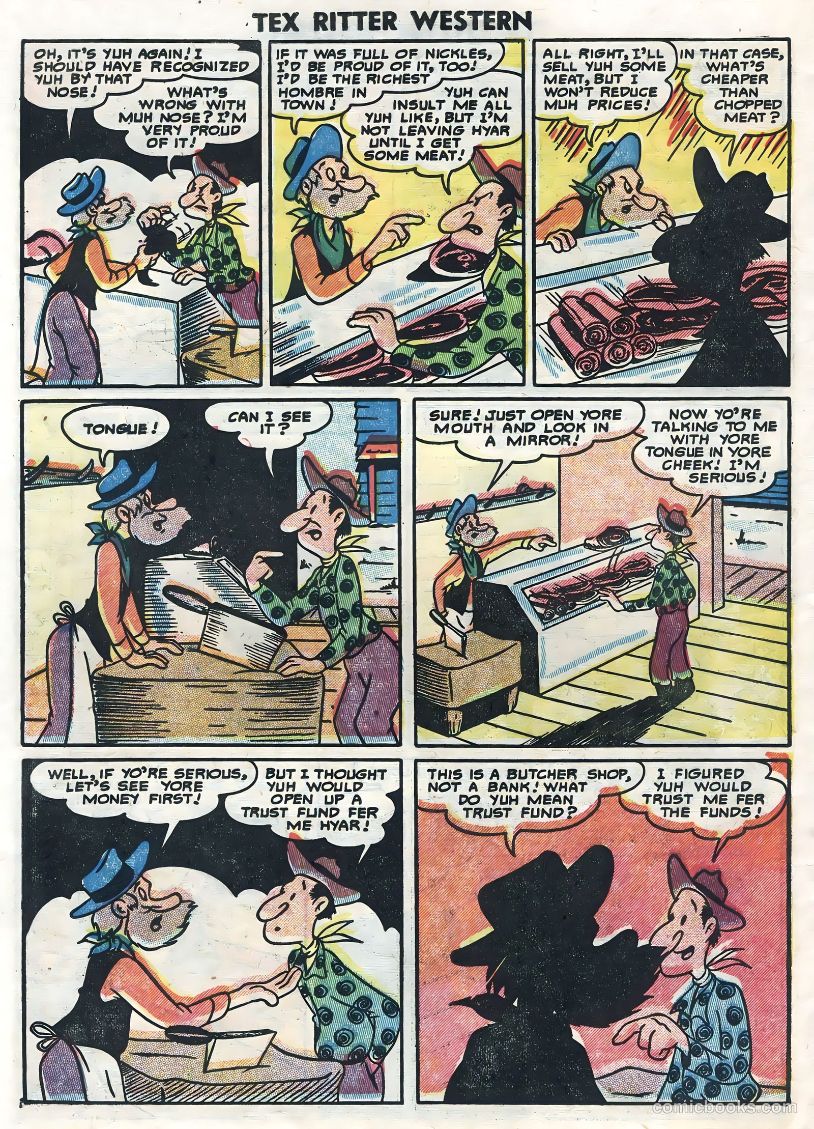 Tex Ritter Western #23 — page 22 of 36