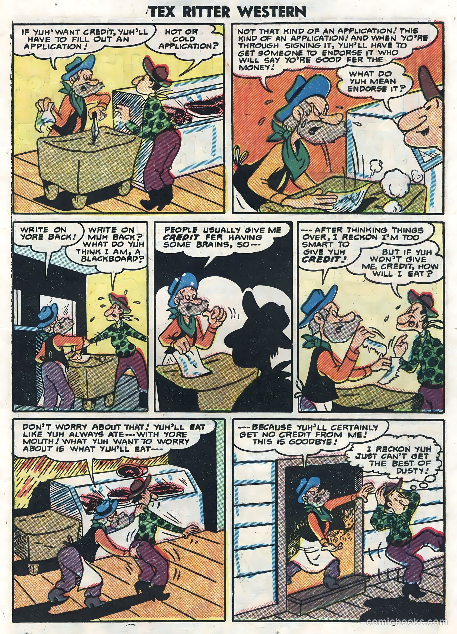 Tex Ritter Western #23 — page 23 of 36