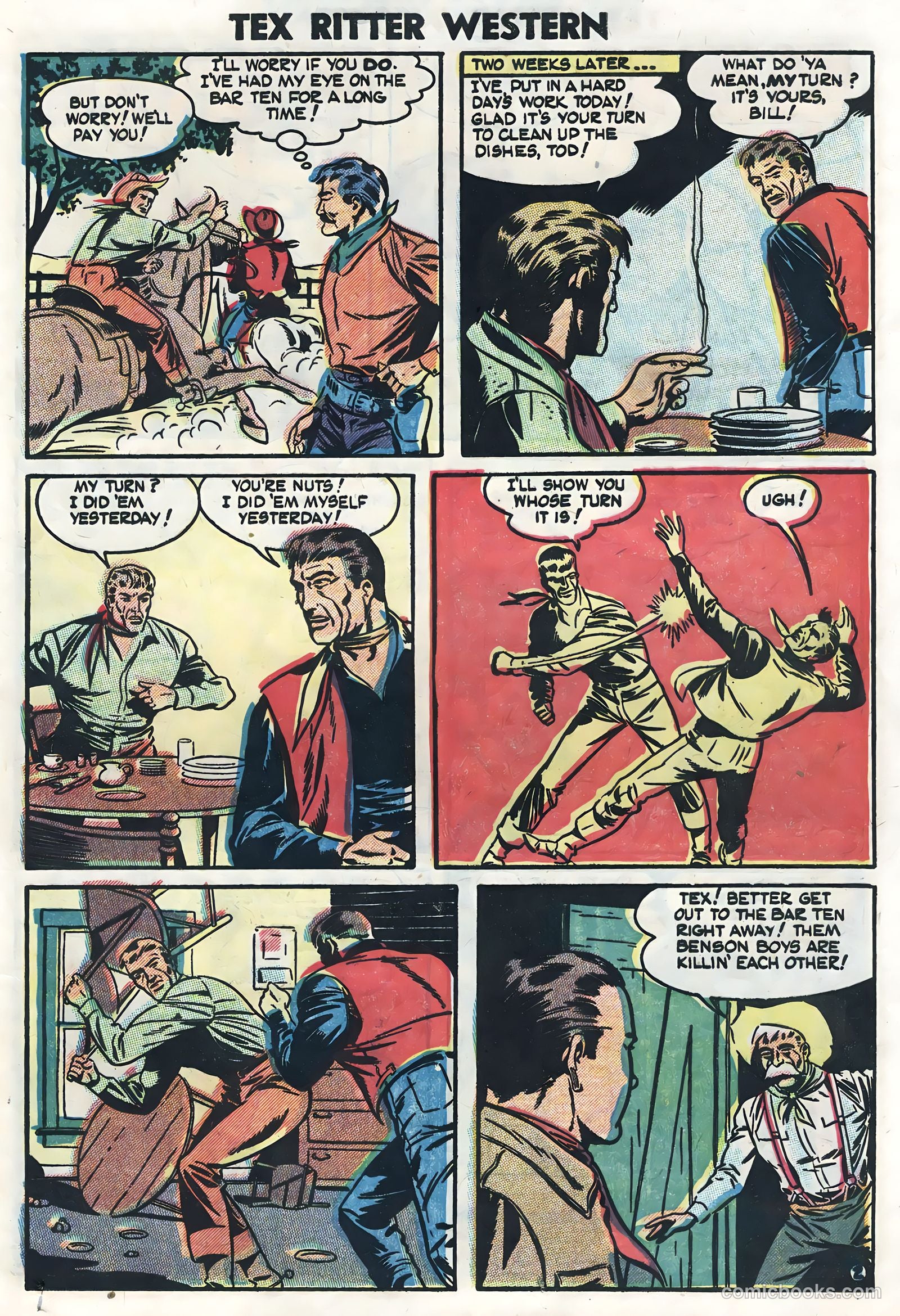 Tex Ritter Western #23 — page 25 of 36