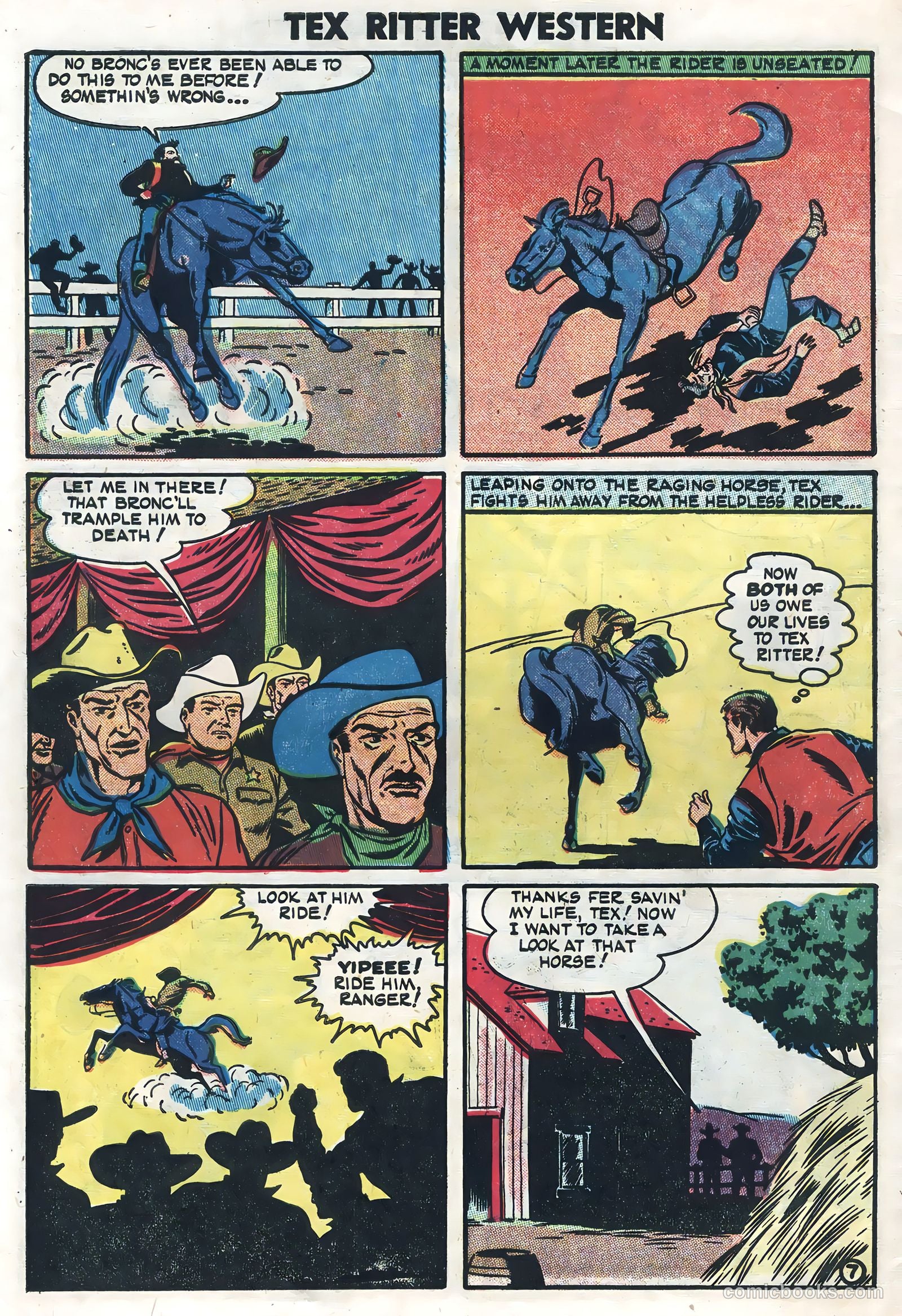 Tex Ritter Western #23 — page 30 of 36