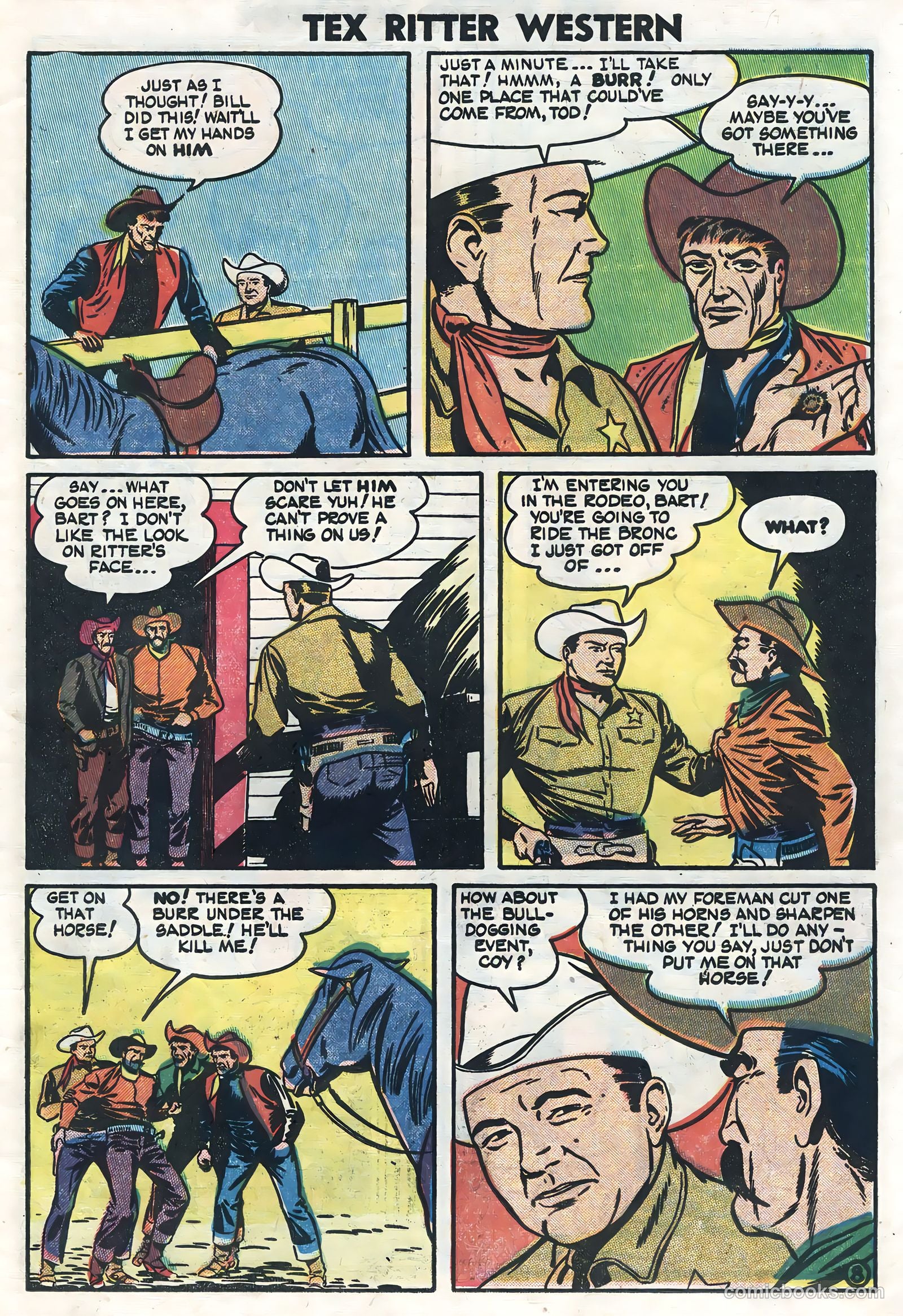 Tex Ritter Western #23 — page 31 of 36