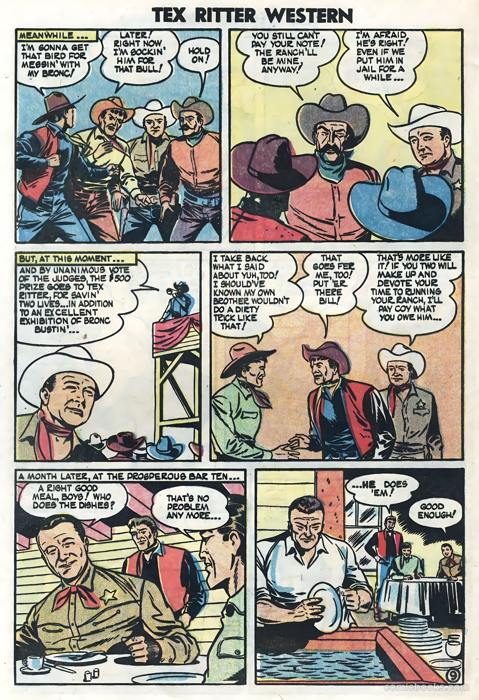 Tex Ritter Western #23 — page 32 of 36