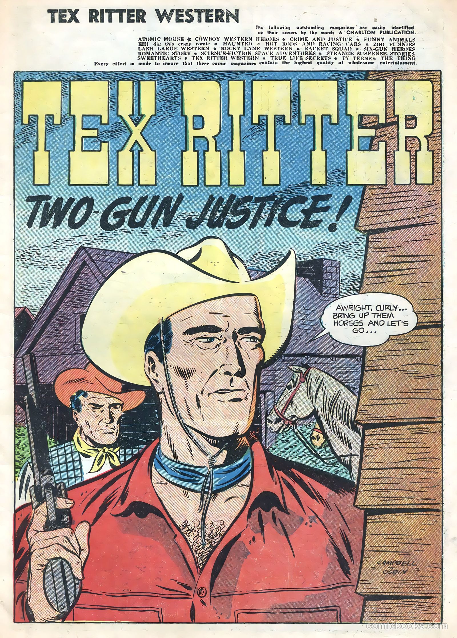 Tex Ritter Western #24 — page 3 of 36