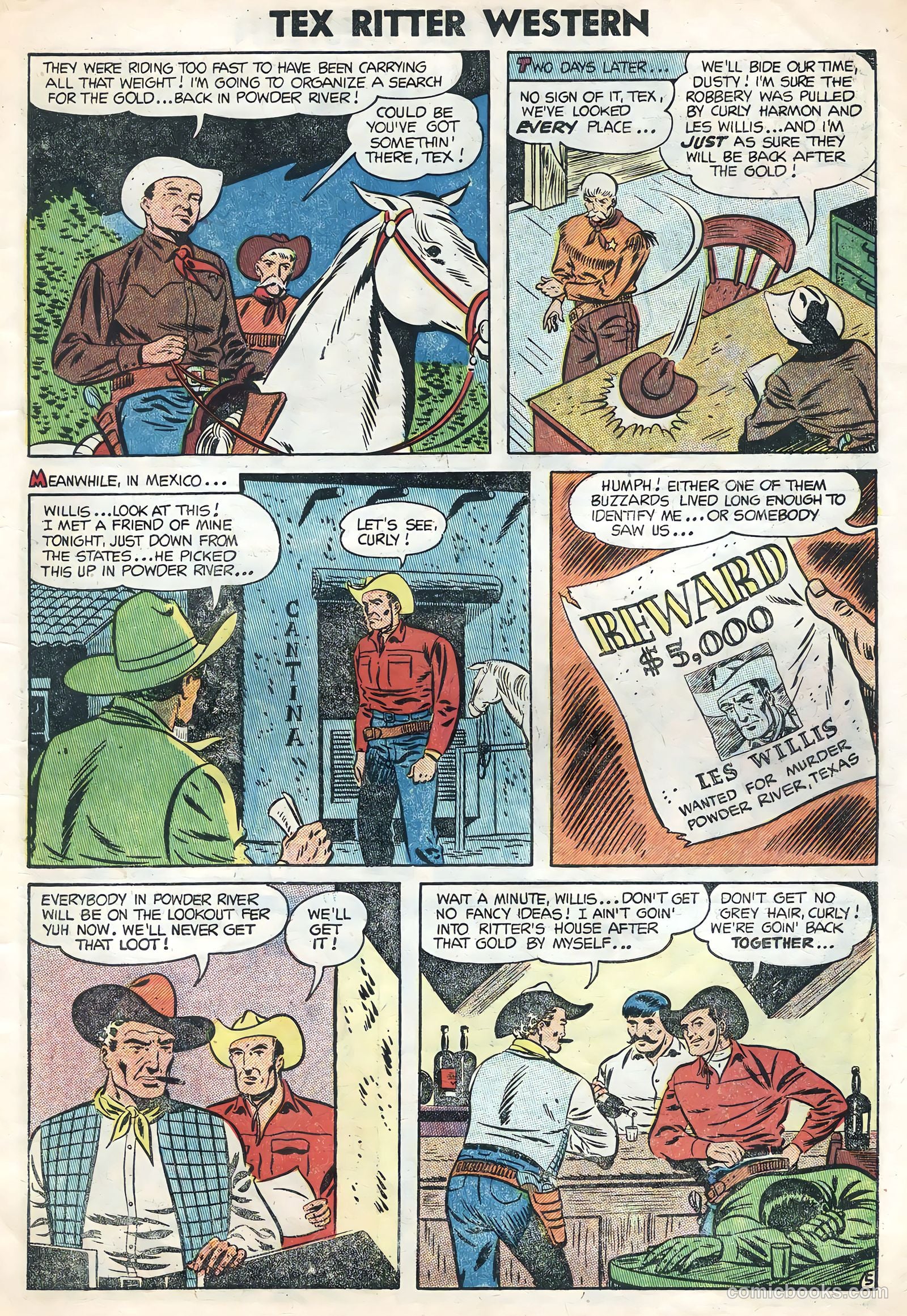 Tex Ritter Western #24 — page 7 of 36