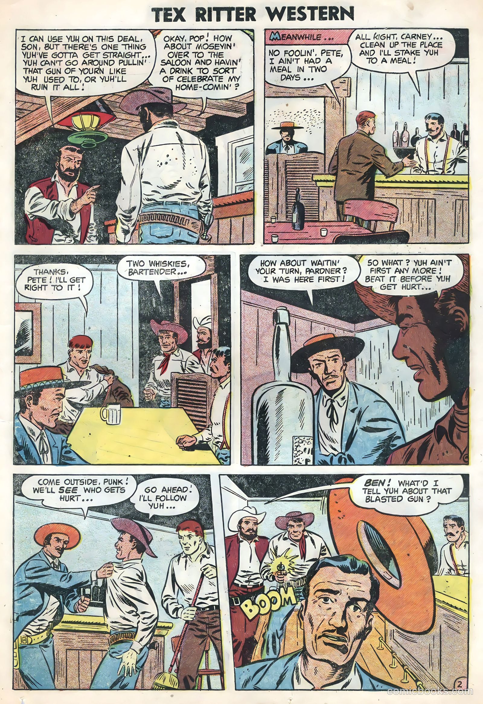 Tex Ritter Western #24 — page 23 of 36