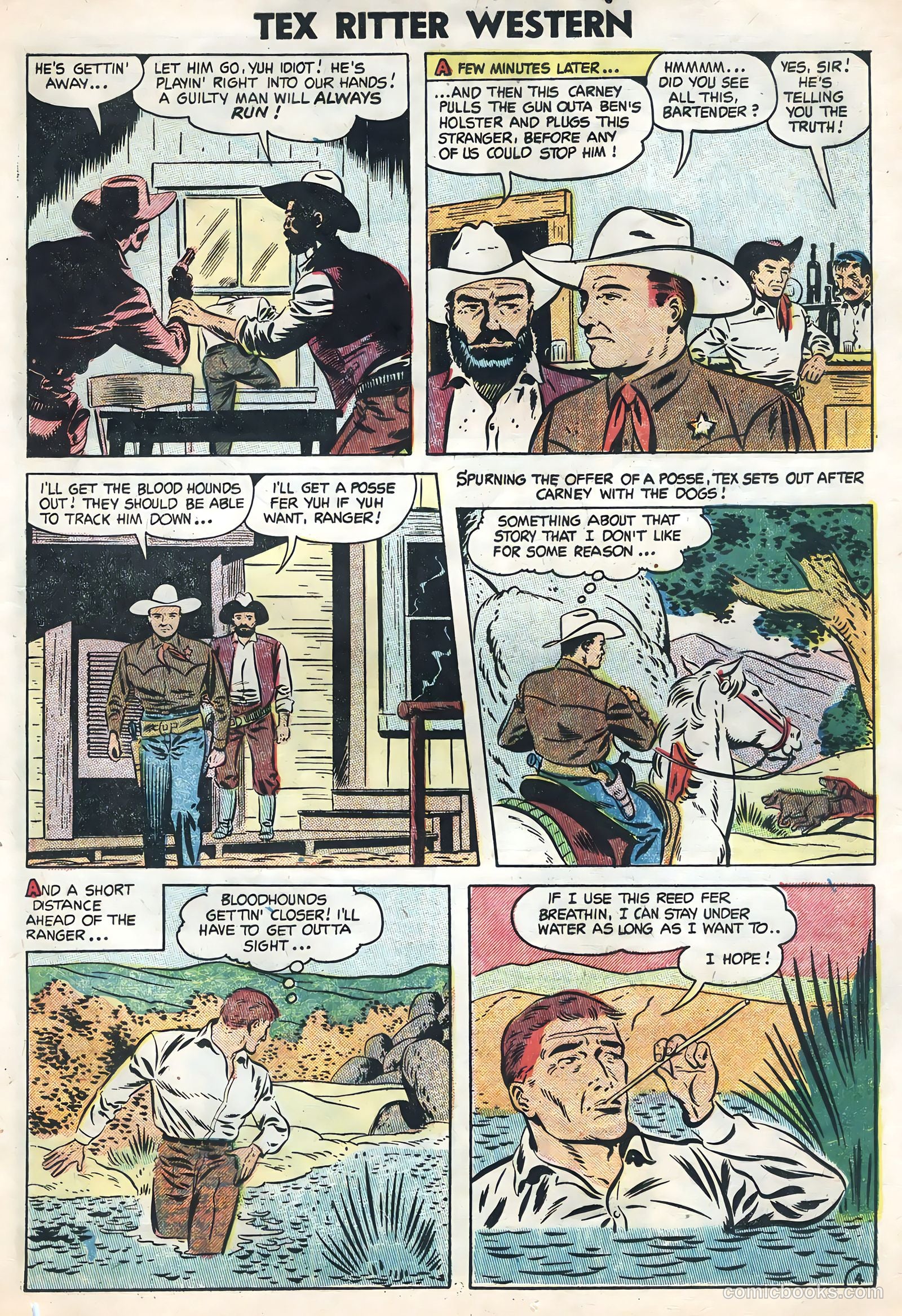 Tex Ritter Western #24 — page 25 of 36