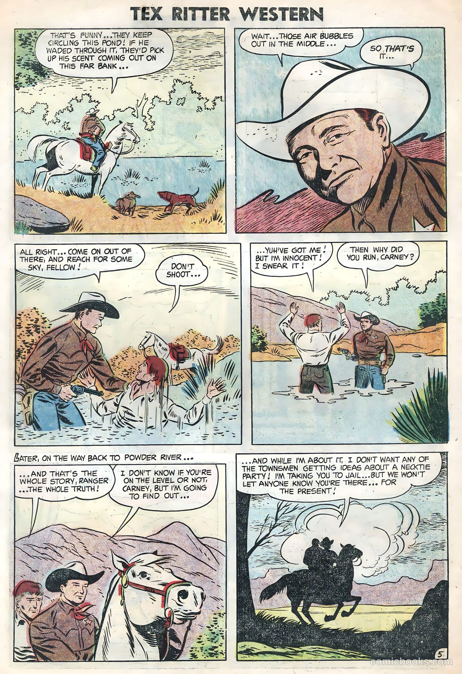 Tex Ritter Western #24 — page 26 of 36