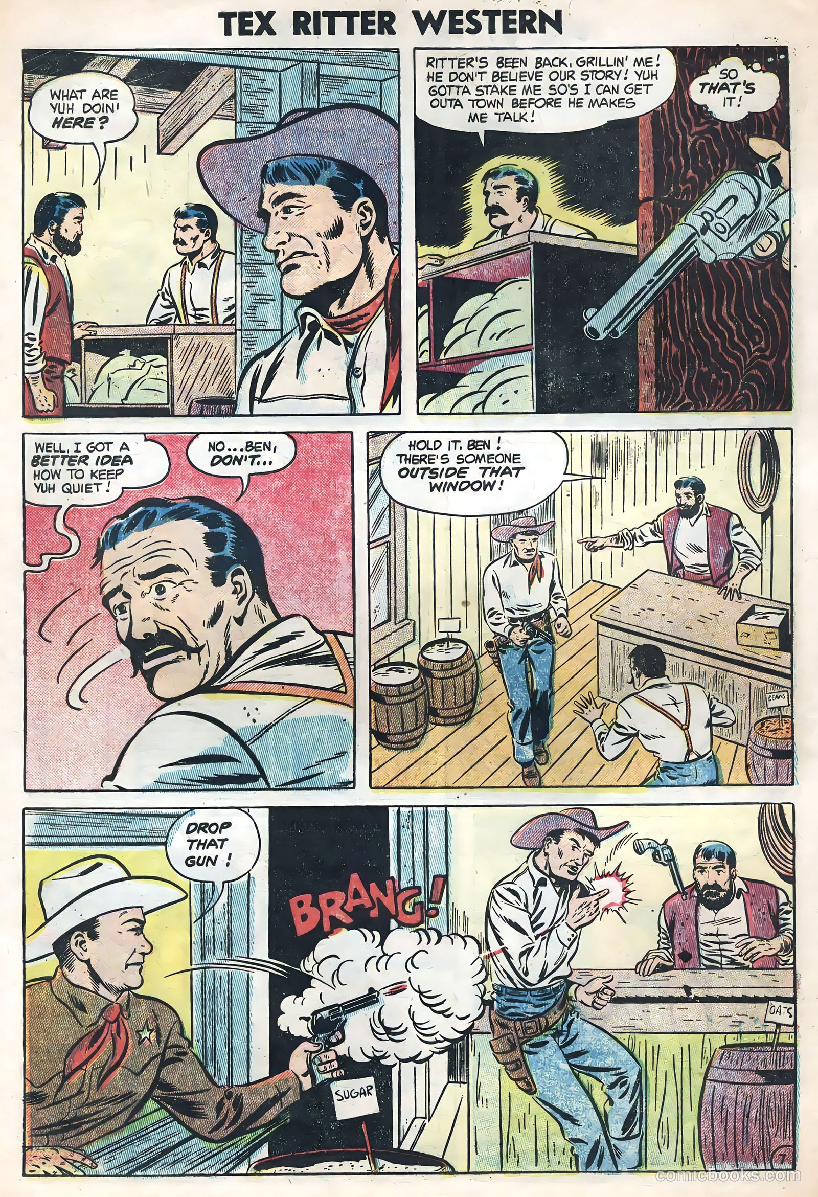 Tex Ritter Western #24 — page 28 of 36