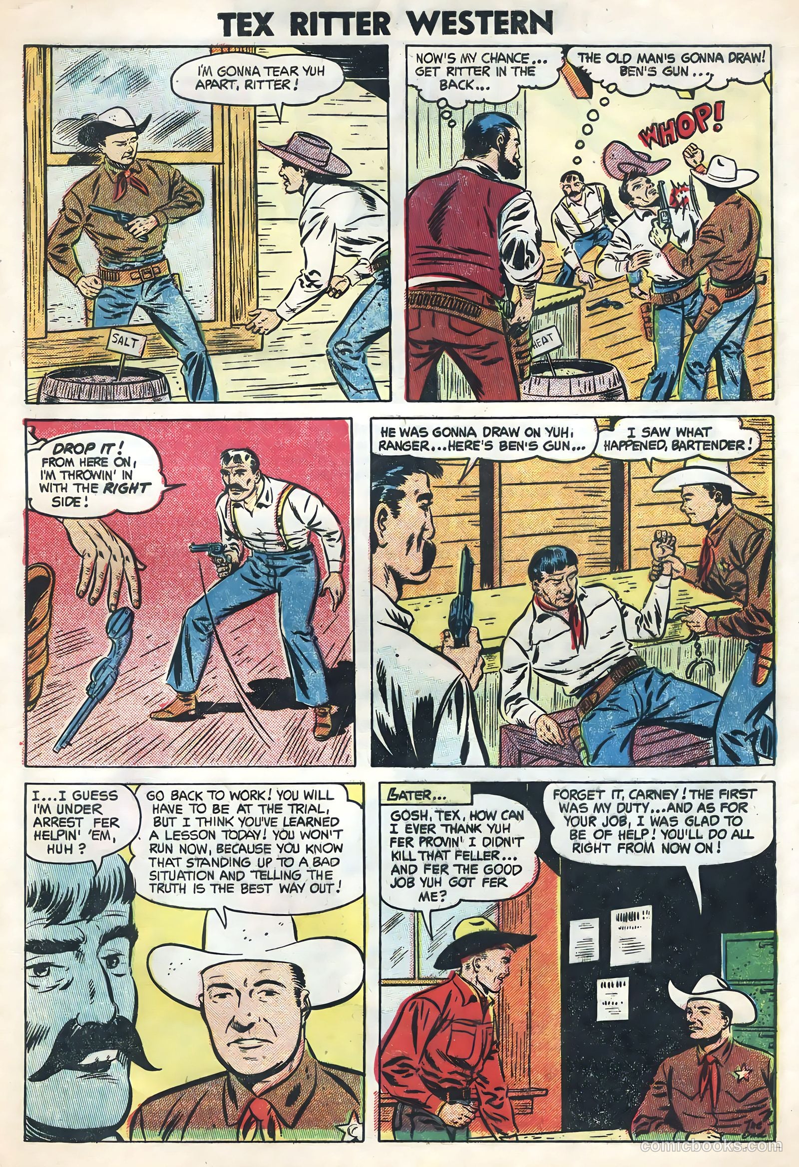 Tex Ritter Western #24 — page 29 of 36