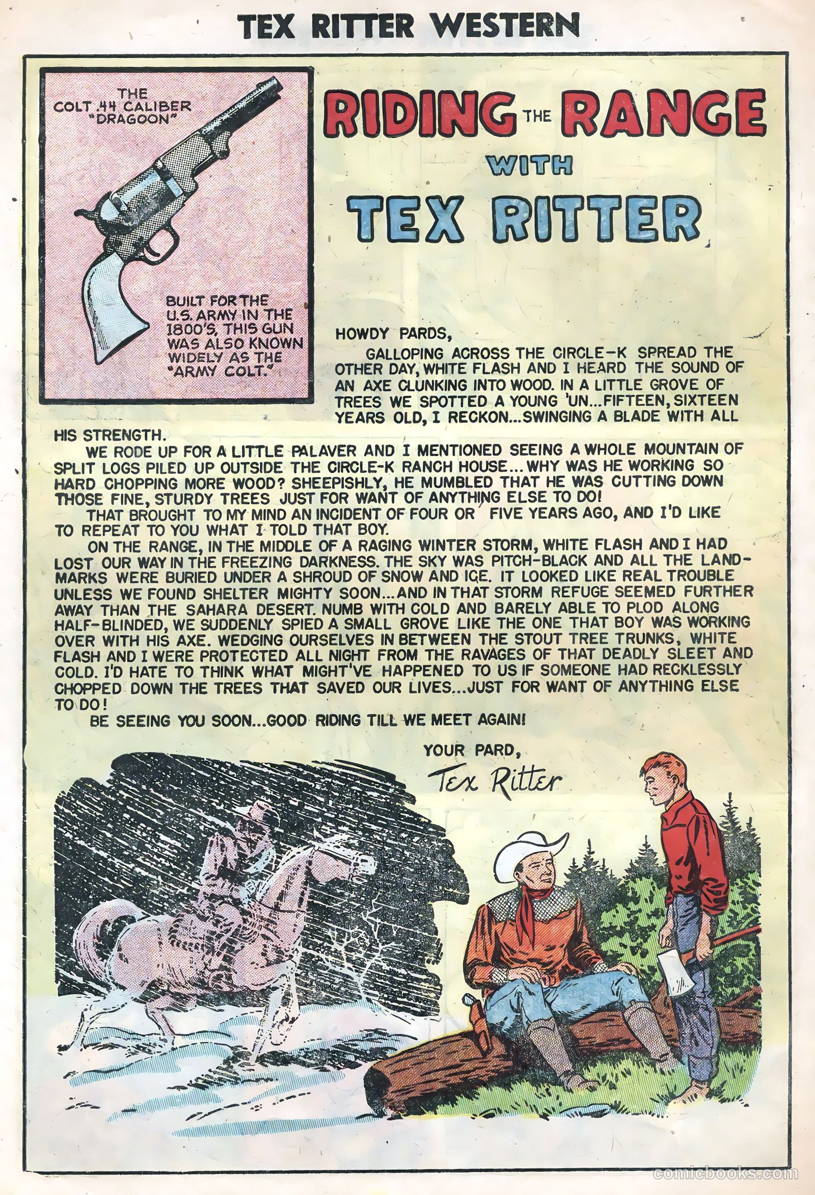 Tex Ritter Western #24 — page 30 of 36