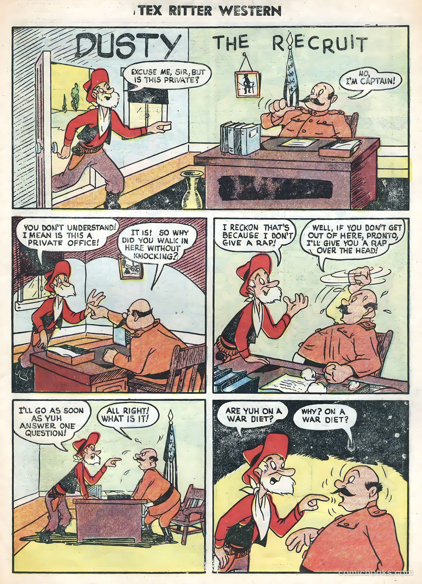 Tex Ritter Western #24 — page 31 of 36