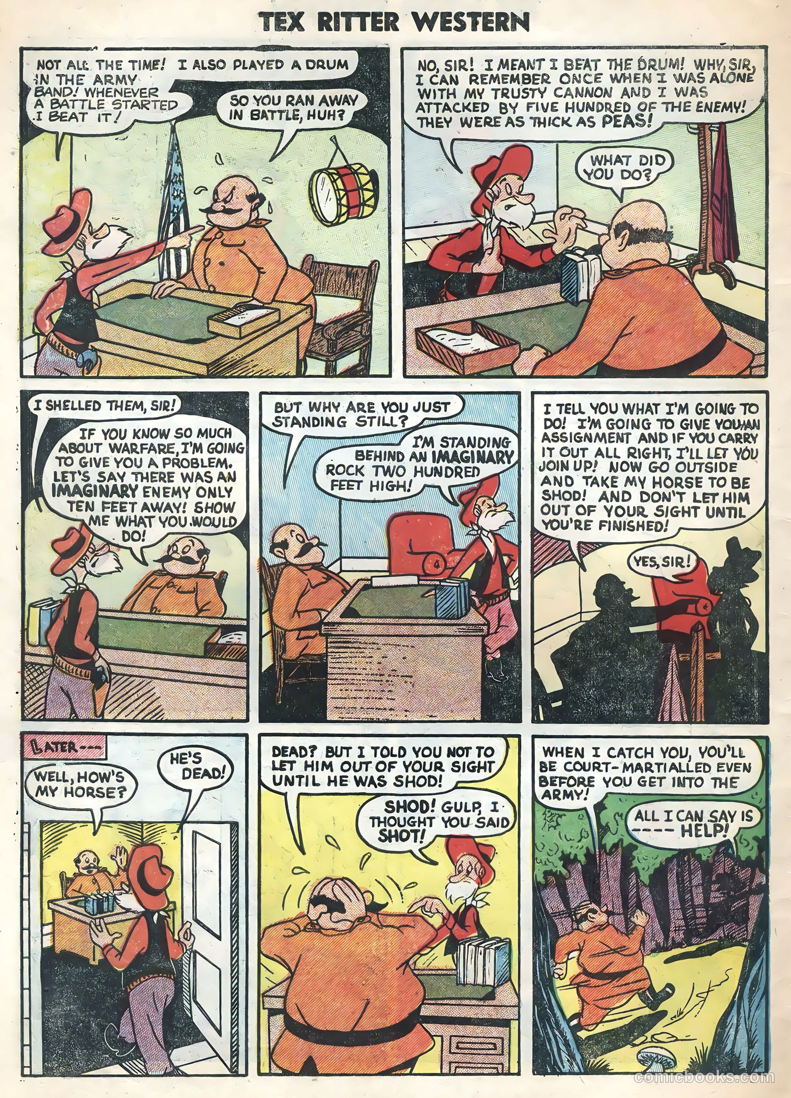 Tex Ritter Western #24 — page 34 of 36