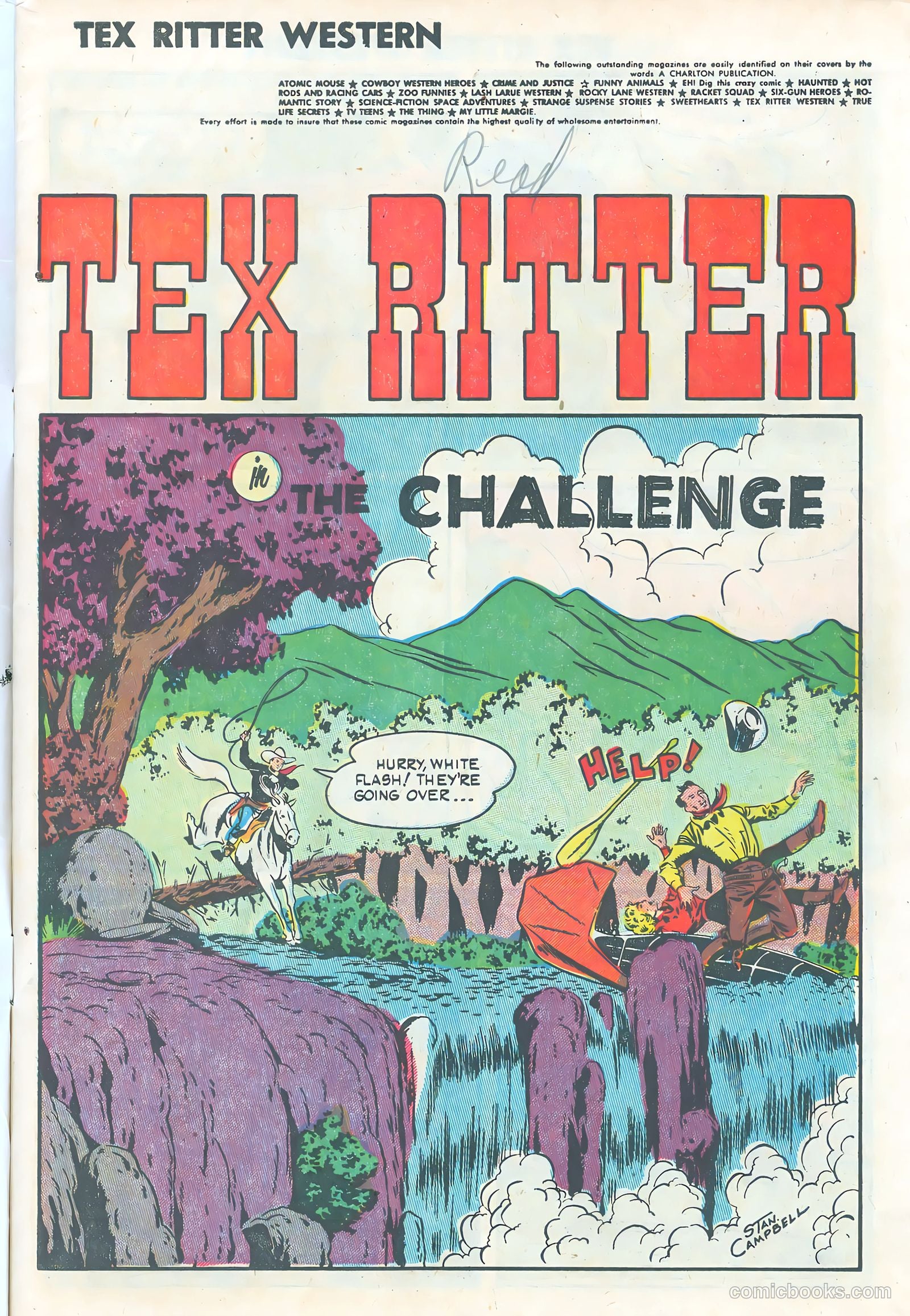 Tex Ritter Western #25 — page 3 of 36