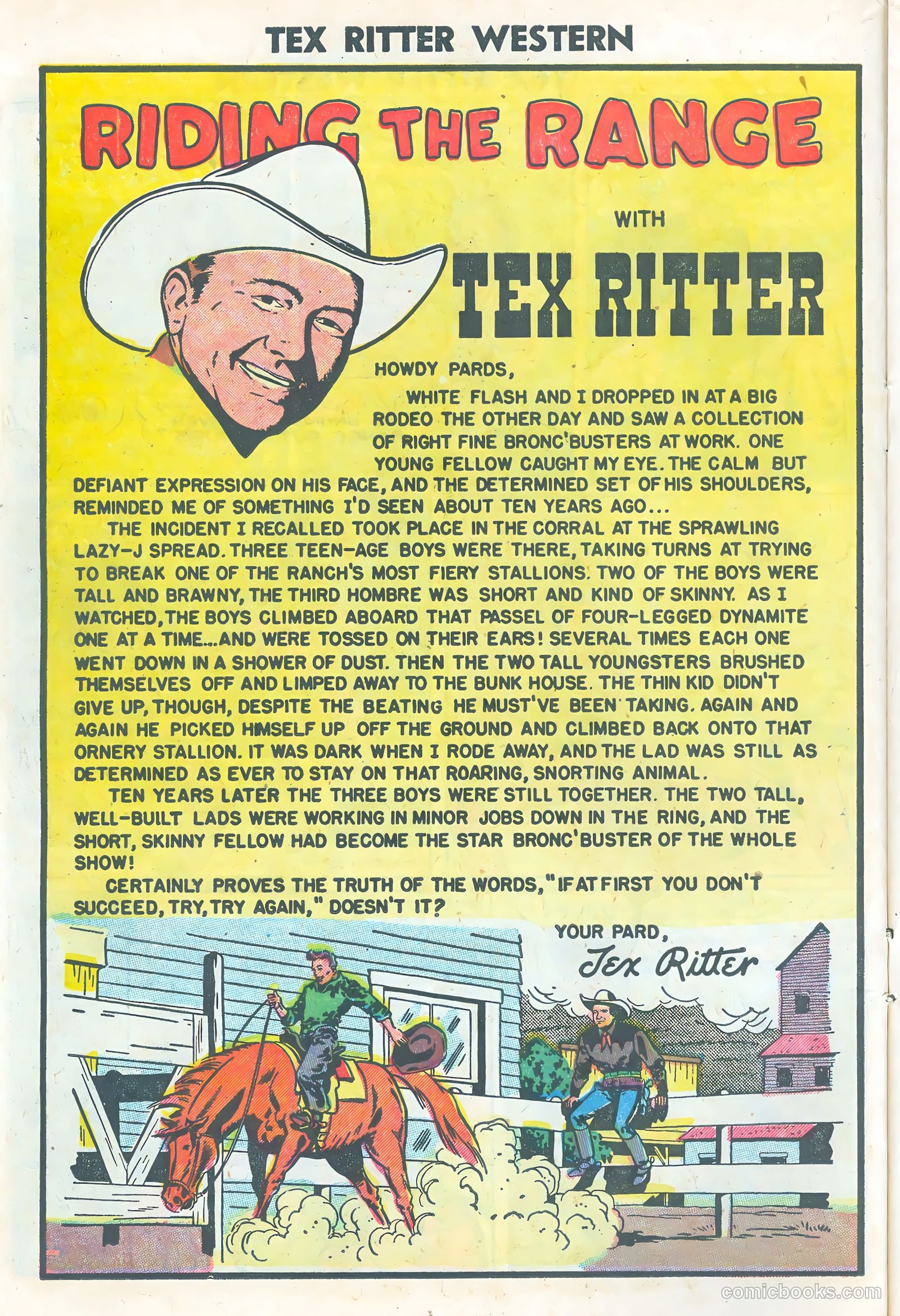 Tex Ritter Western #25 — page 14 of 36