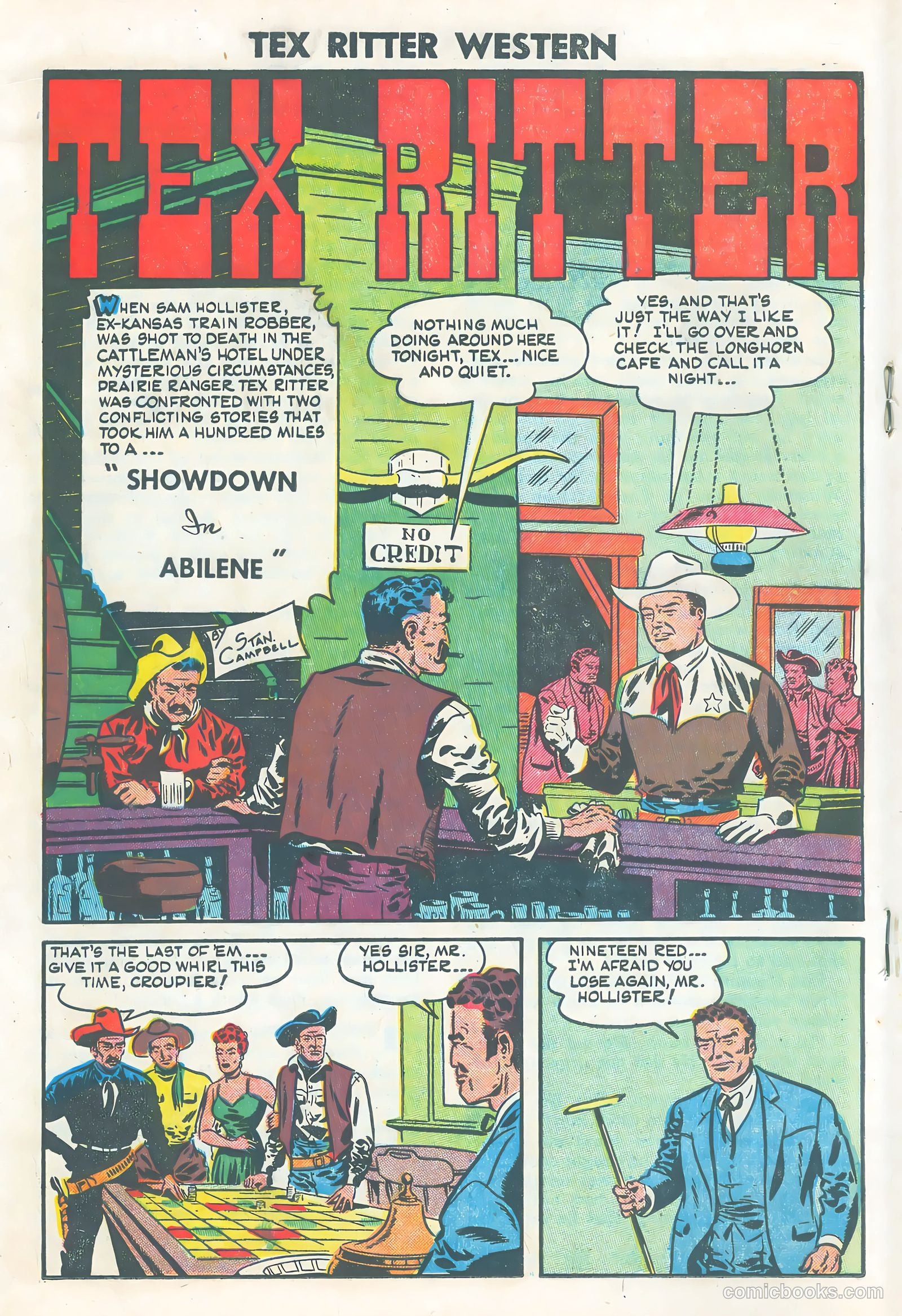 Tex Ritter Western #25 — page 18 of 36
