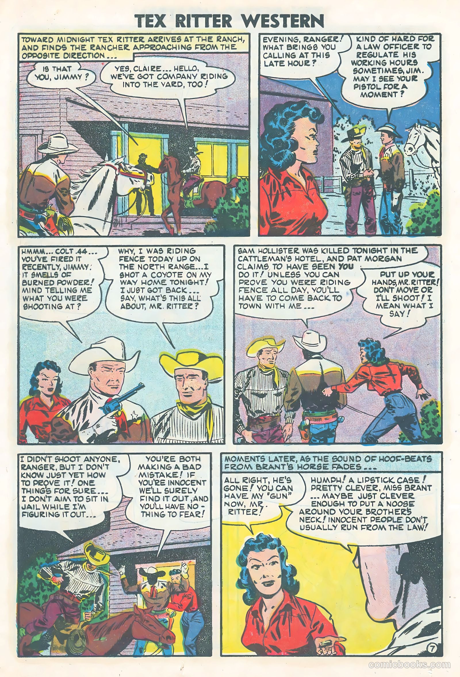 Tex Ritter Western #25 — page 24 of 36