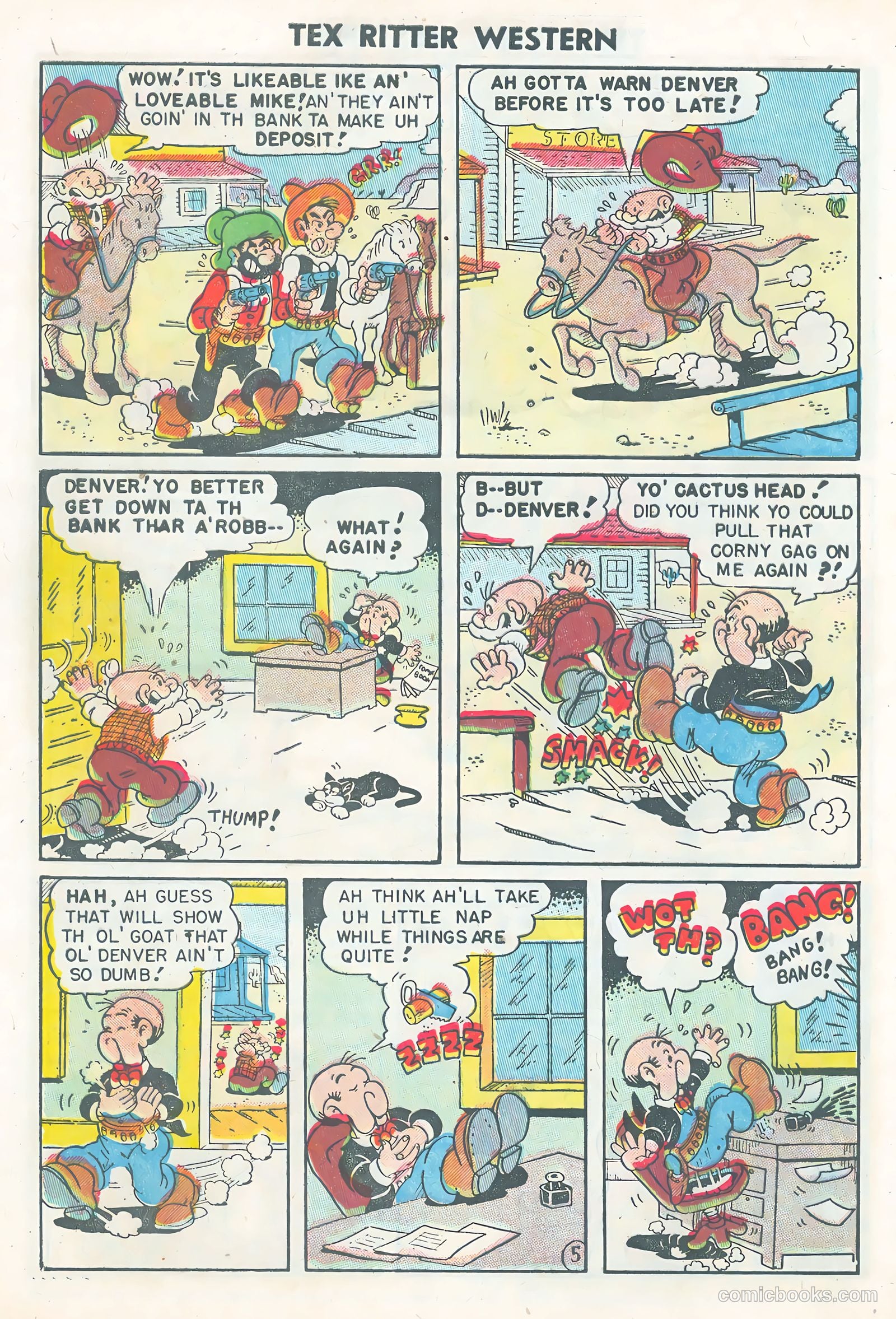 Tex Ritter Western #25 — page 32 of 36