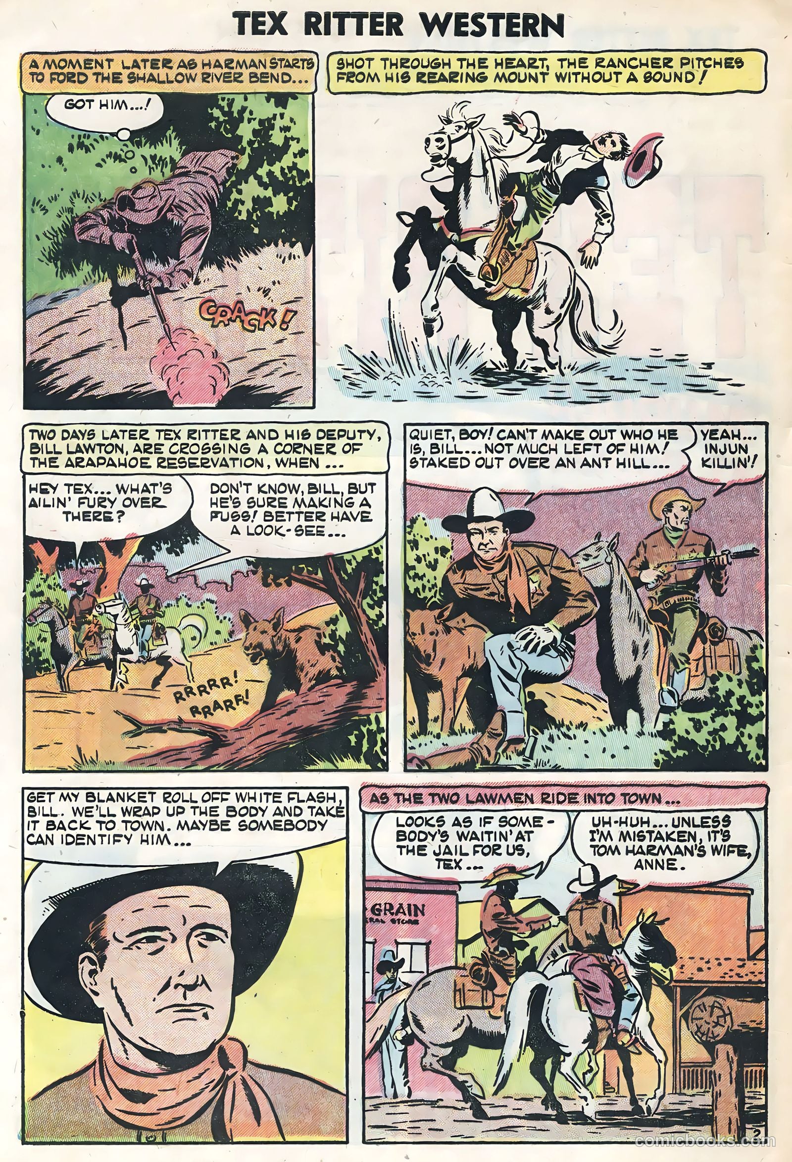 Tex Ritter Western #26 — page 4 of 36