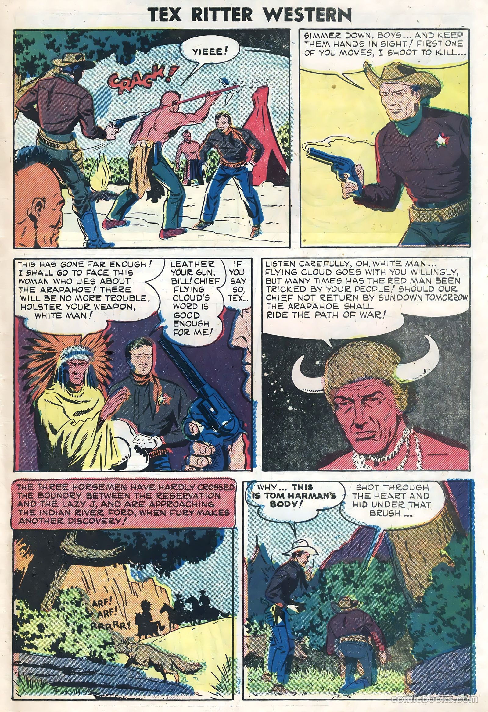 Tex Ritter Western #26 — page 7 of 36