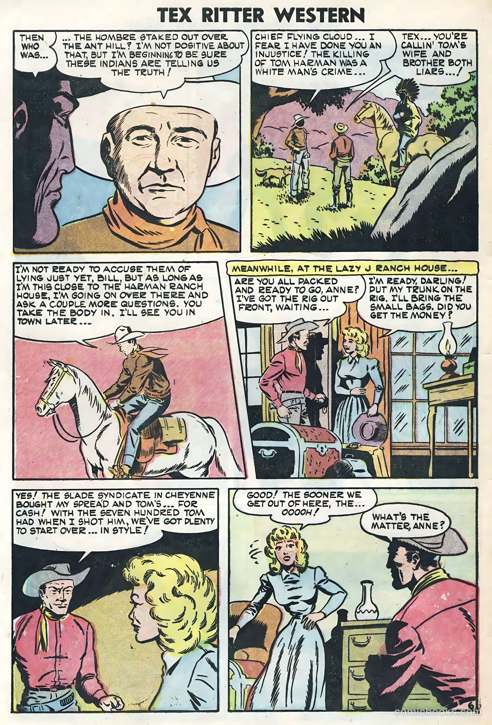 Tex Ritter Western #26 — page 8 of 36