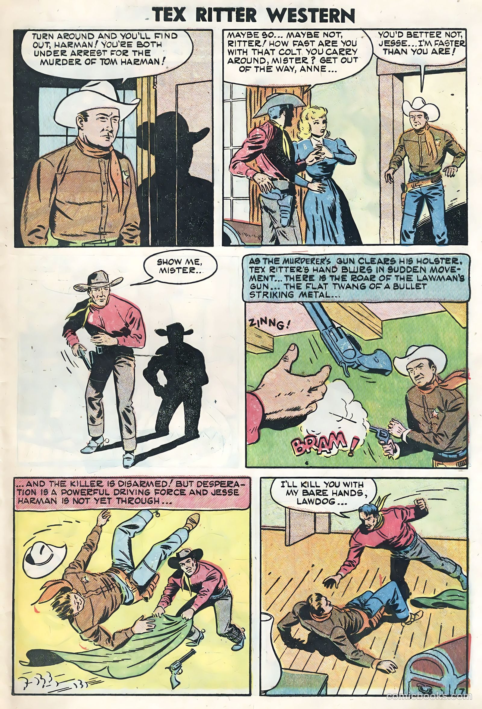 Tex Ritter Western #26 — page 9 of 36