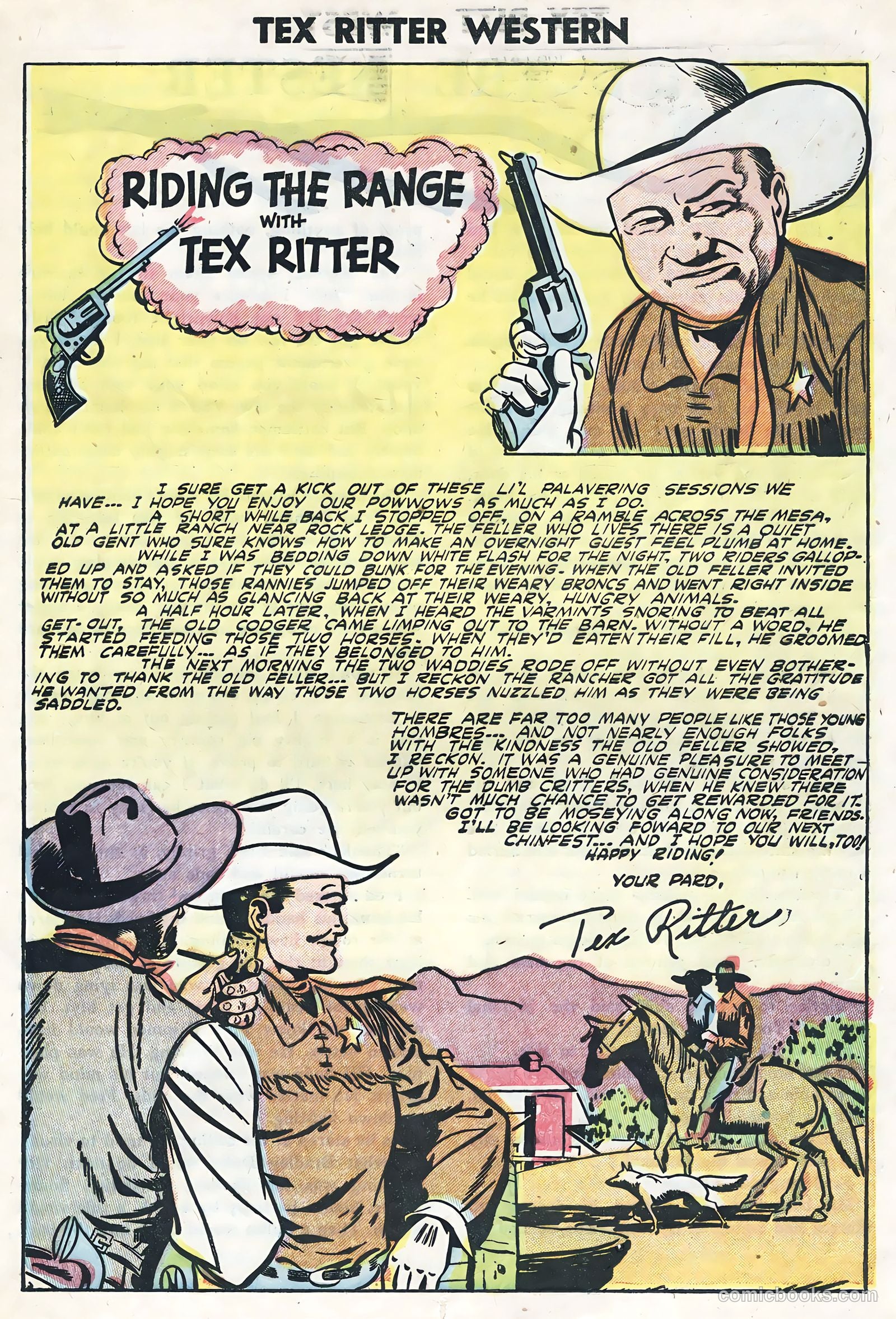 Tex Ritter Western #26 — page 13 of 36