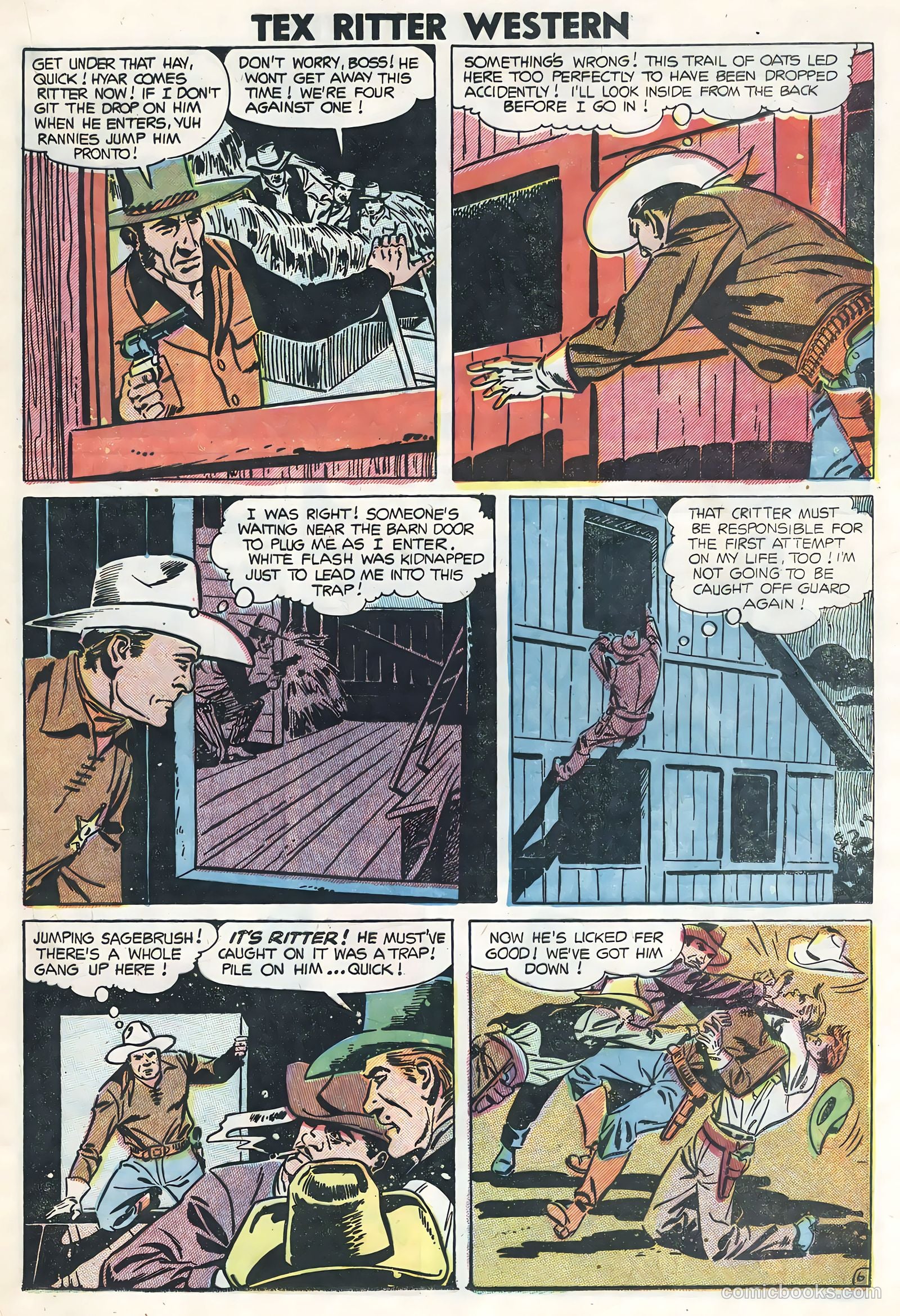 Tex Ritter Western #26 — page 21 of 36