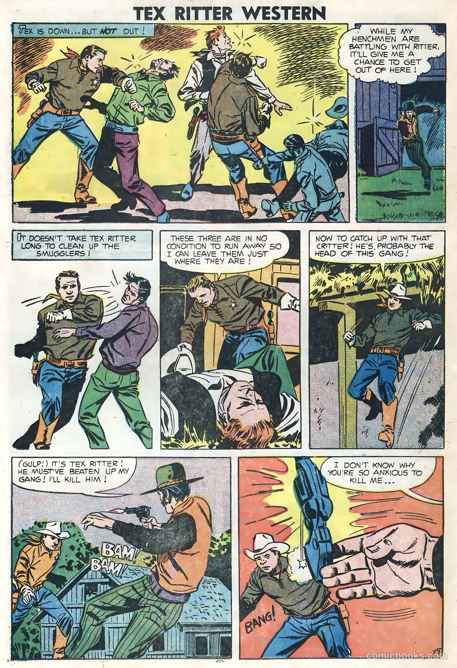 Tex Ritter Western #26 — page 22 of 36