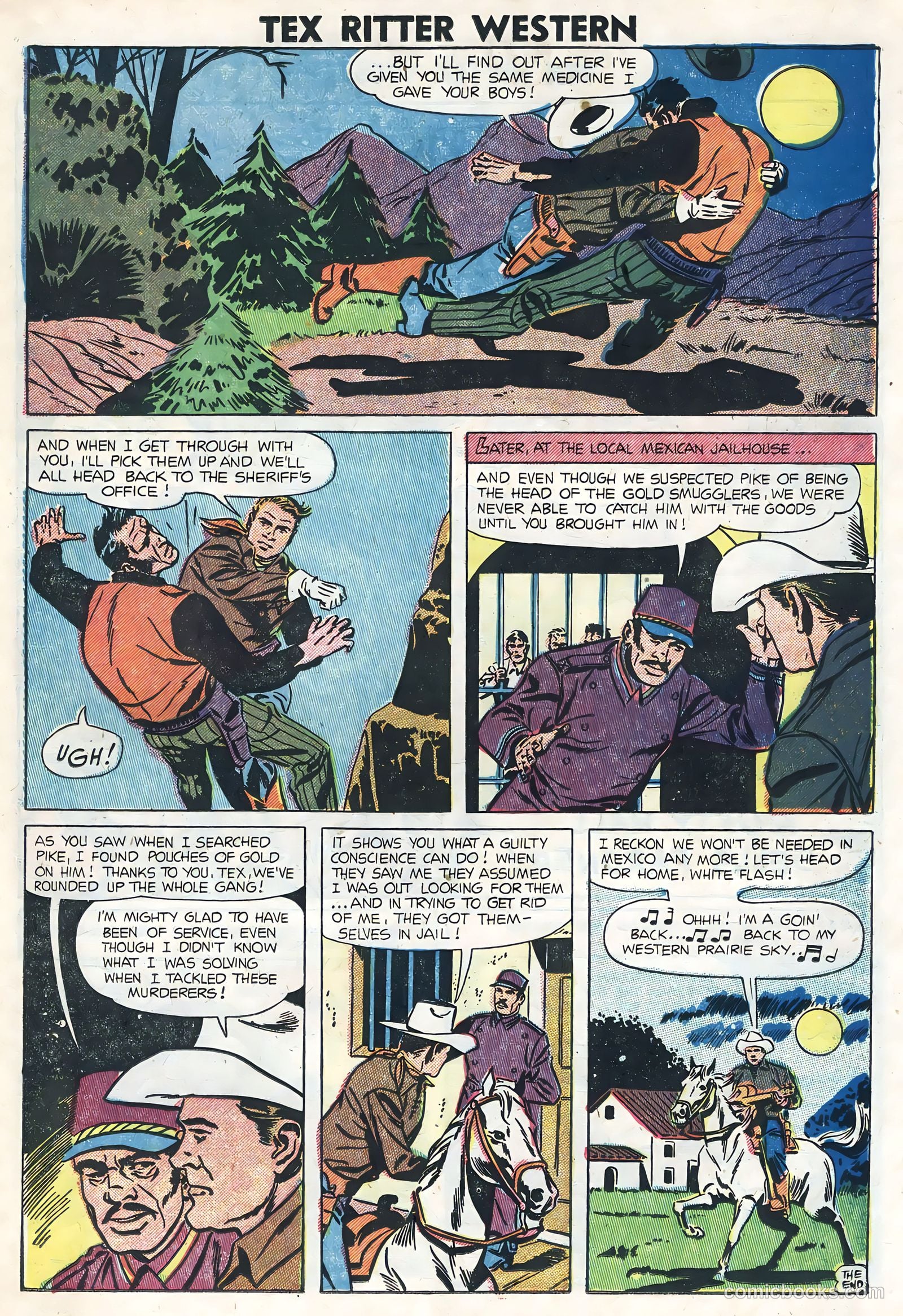 Tex Ritter Western #26 — page 23 of 36