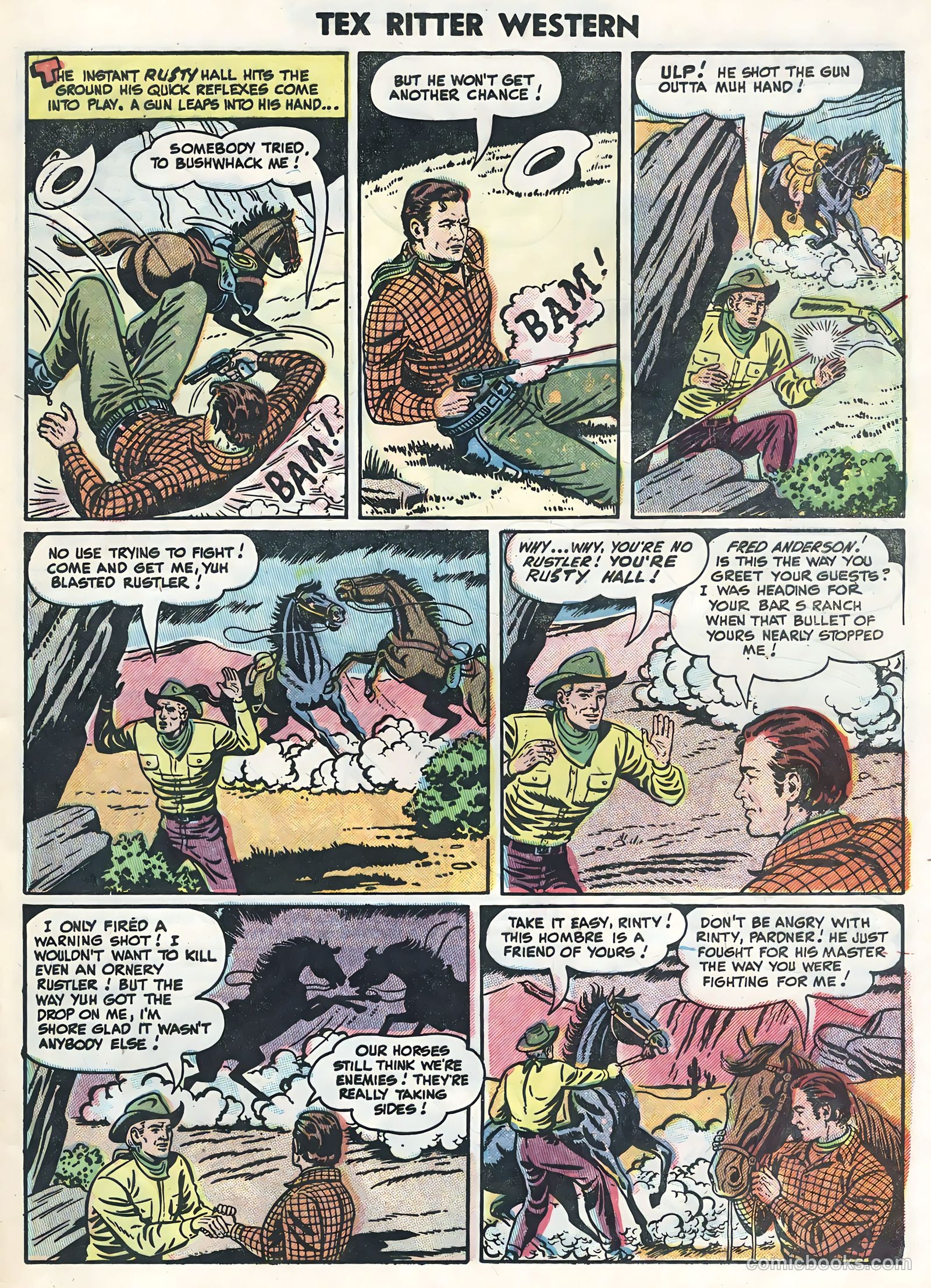 Tex Ritter Western #26 — page 25 of 36
