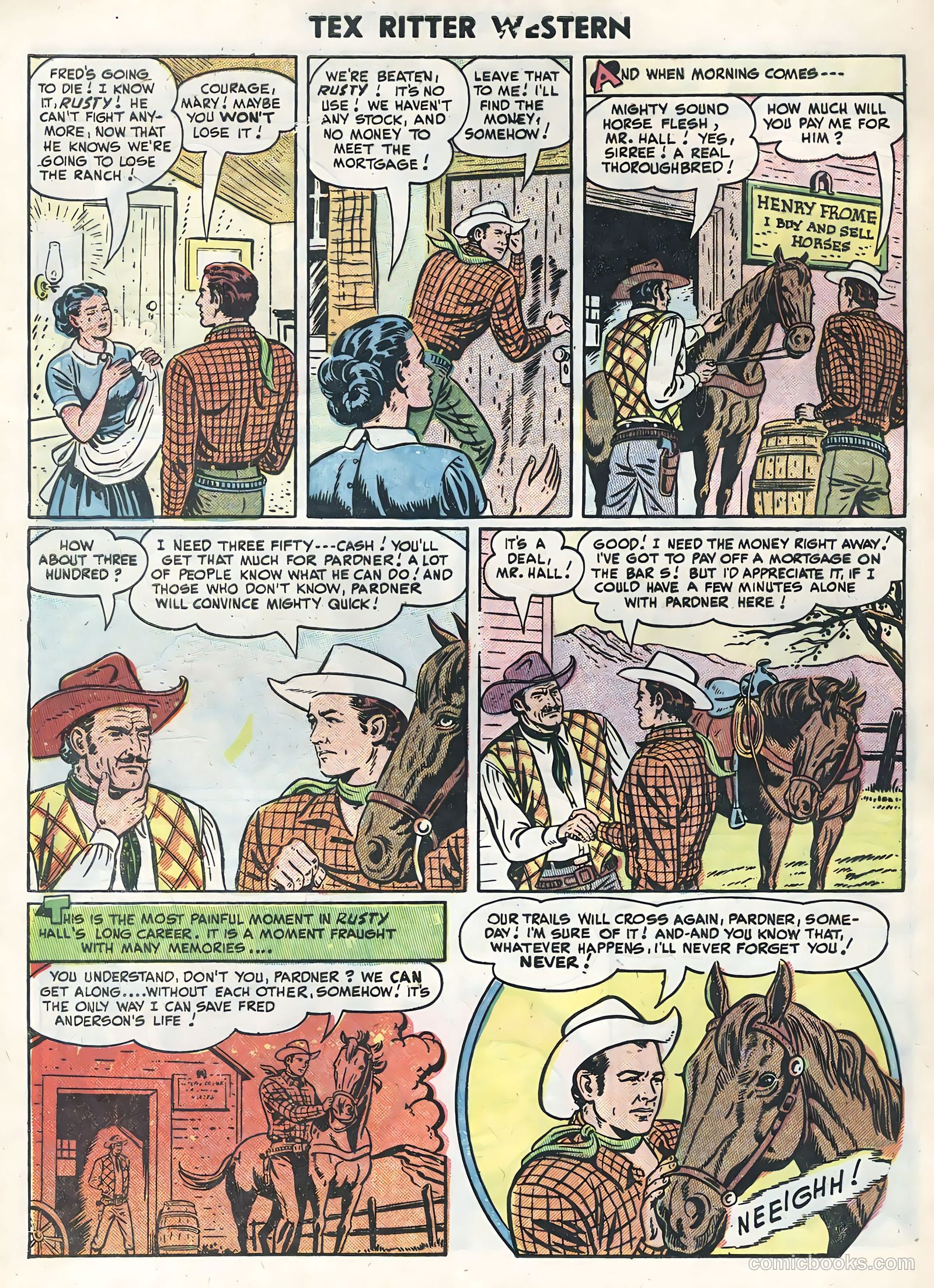 Tex Ritter Western #26 — page 28 of 36