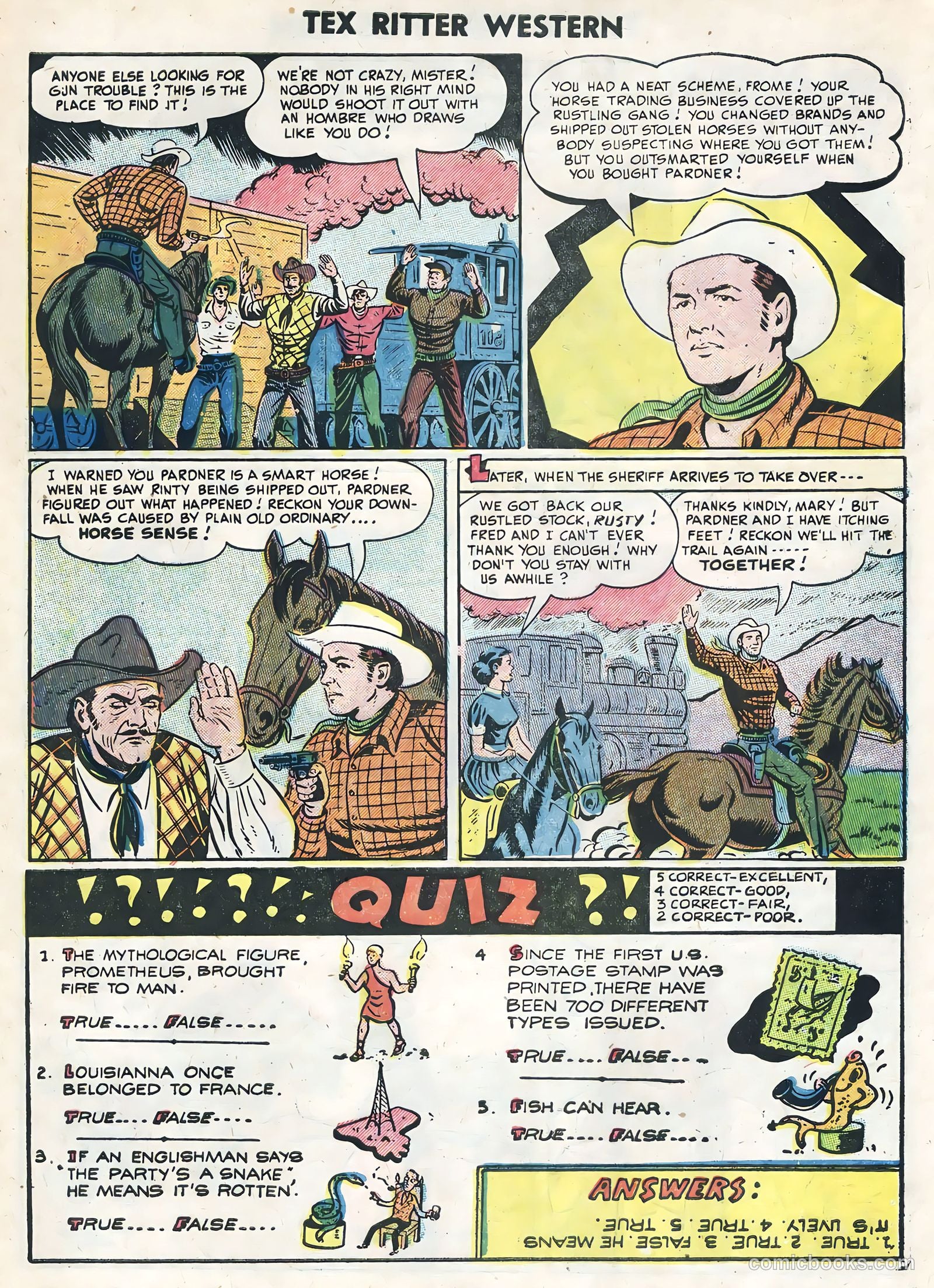 Tex Ritter Western #26 — page 31 of 36