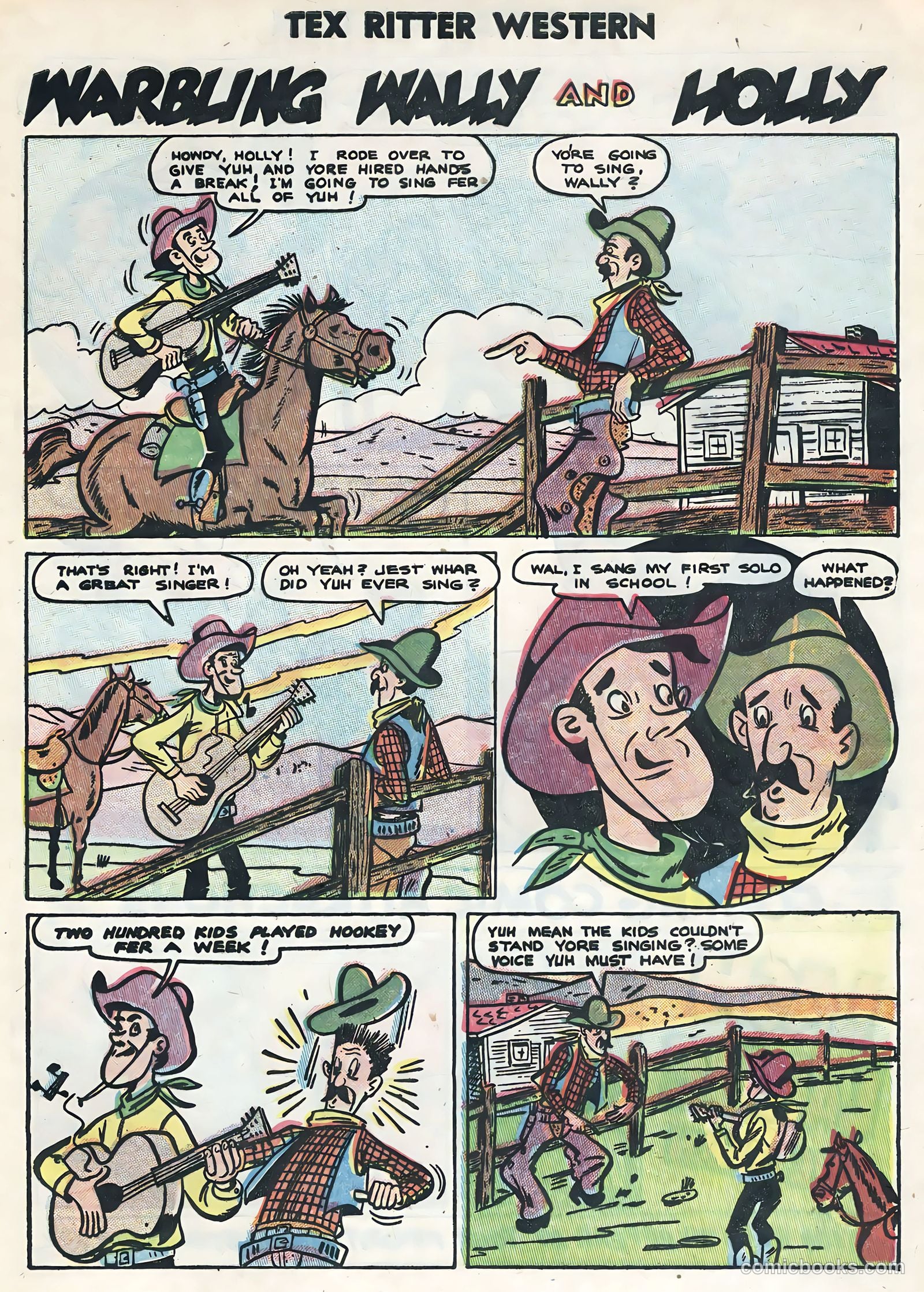 Tex Ritter Western #26 — page 33 of 36