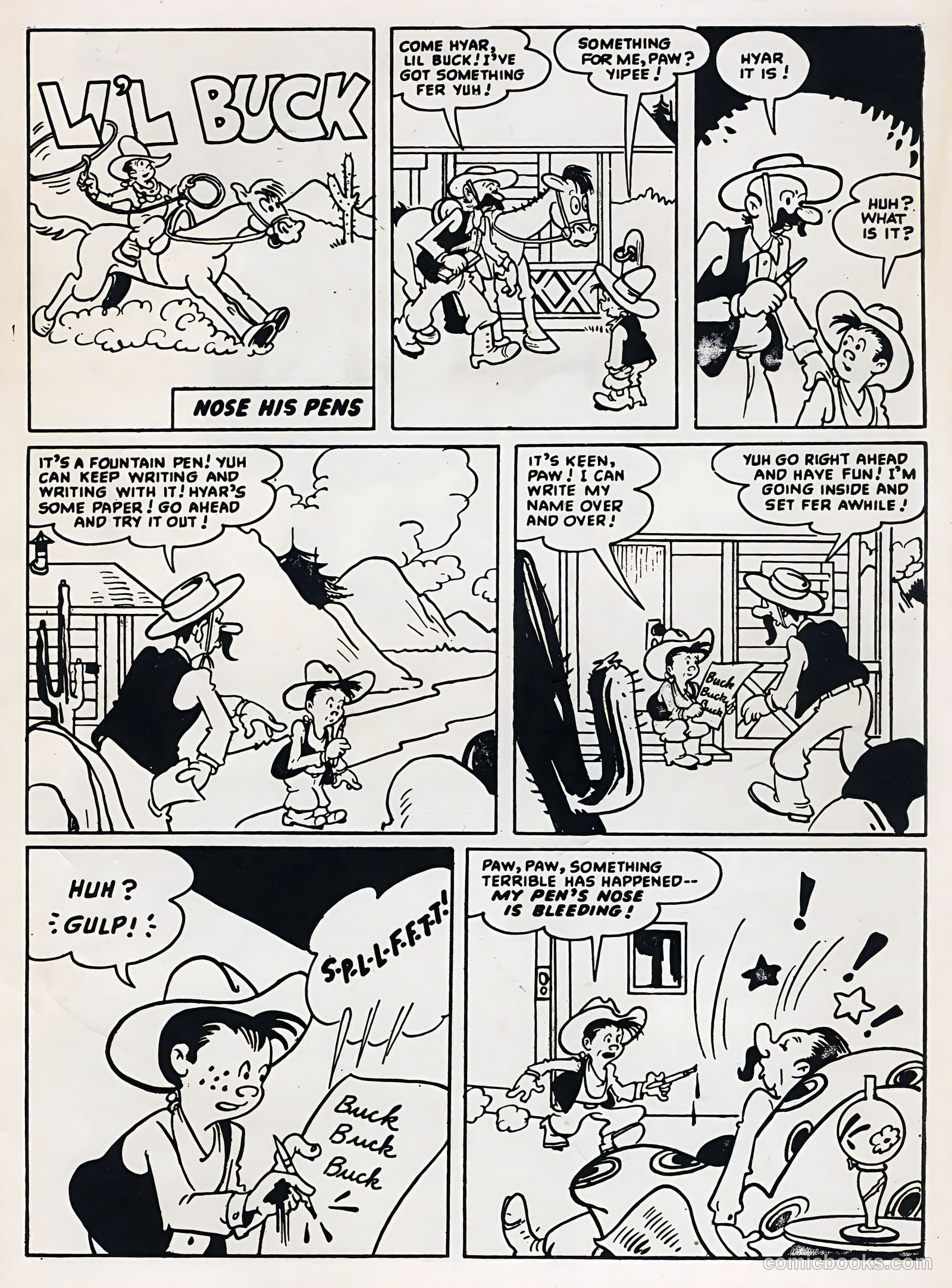 Tex Ritter Western #26 — page 35 of 36