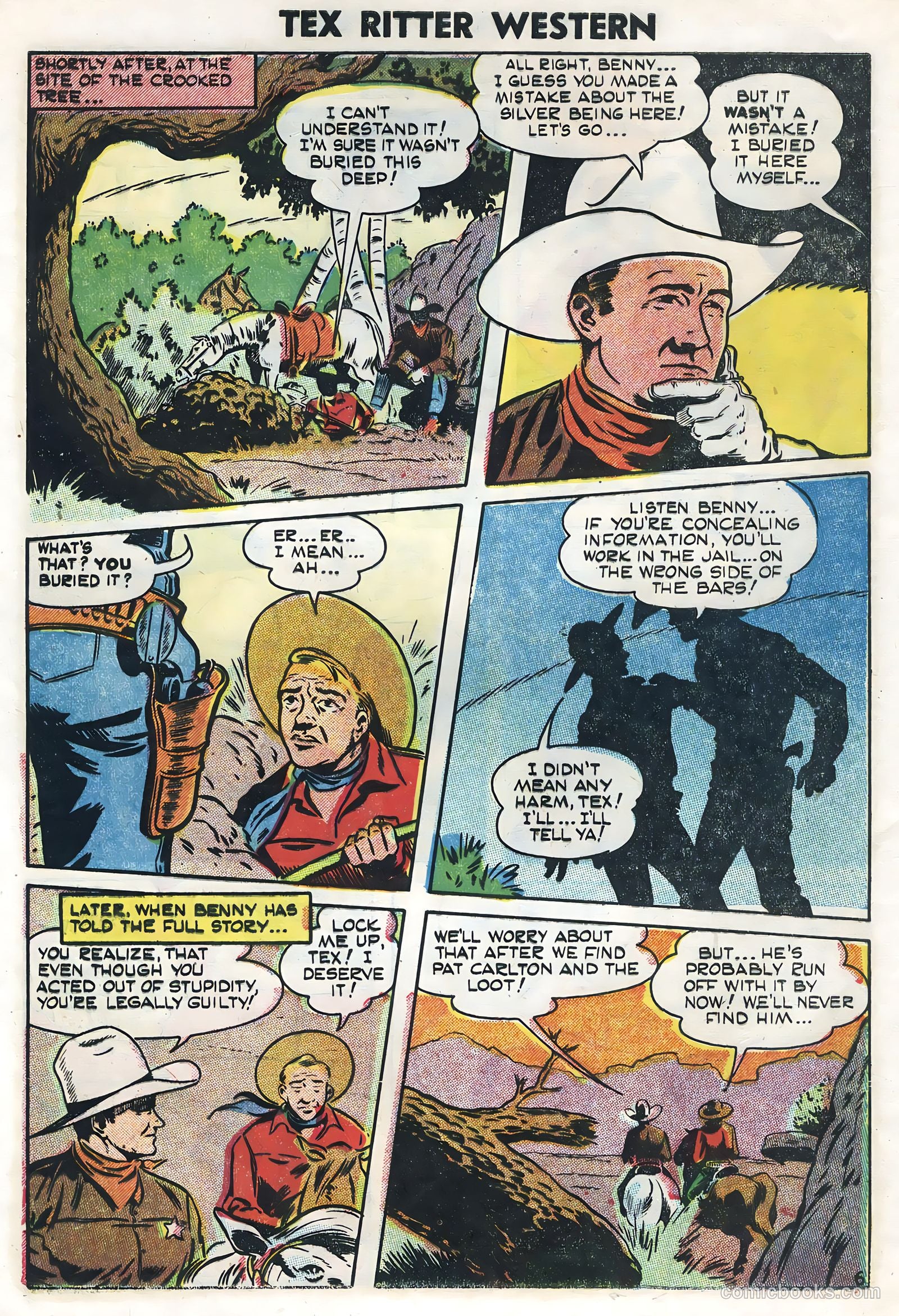 Tex Ritter Western #27 — page 8 of 36