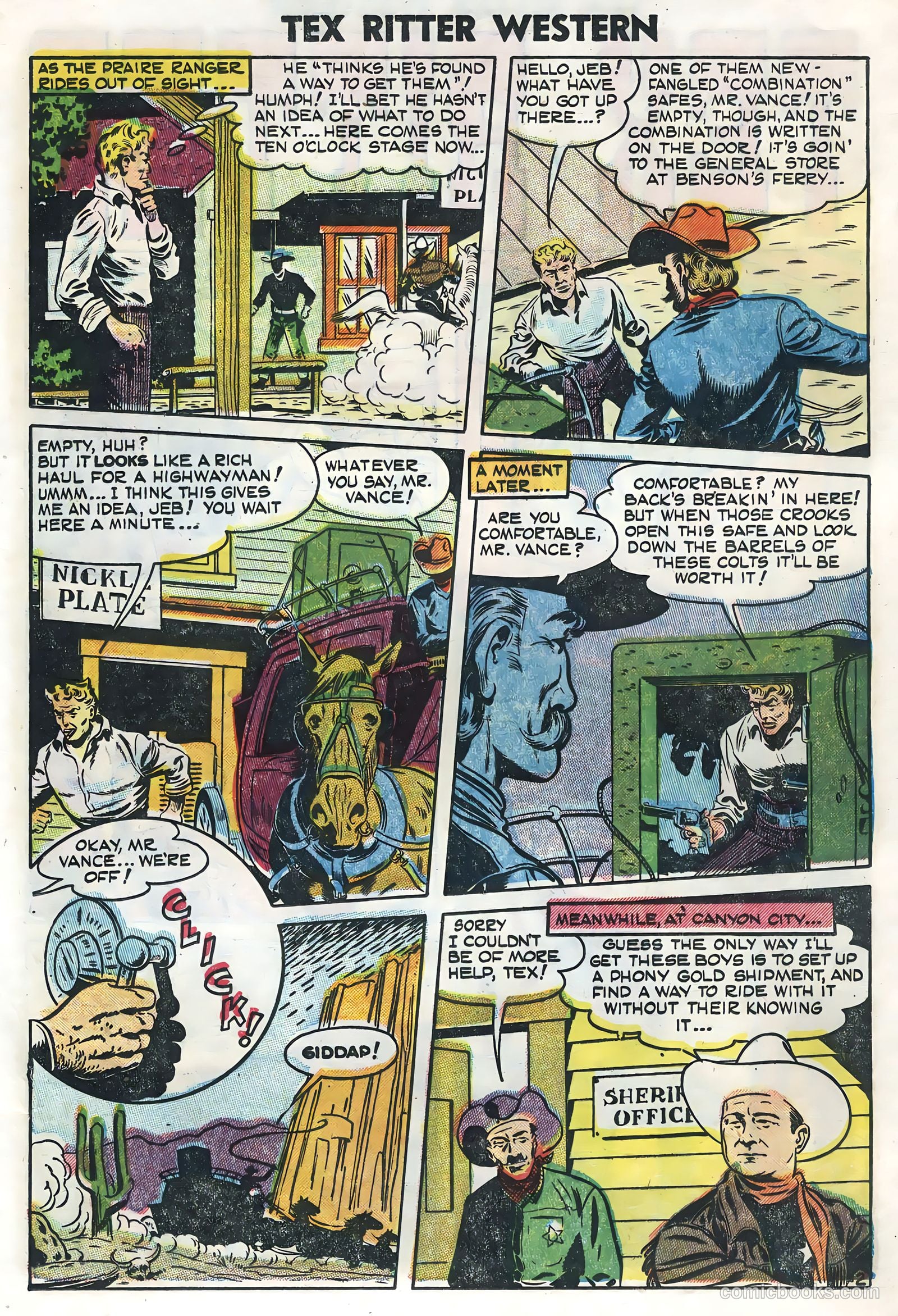 Tex Ritter Western #27 — page 20 of 36