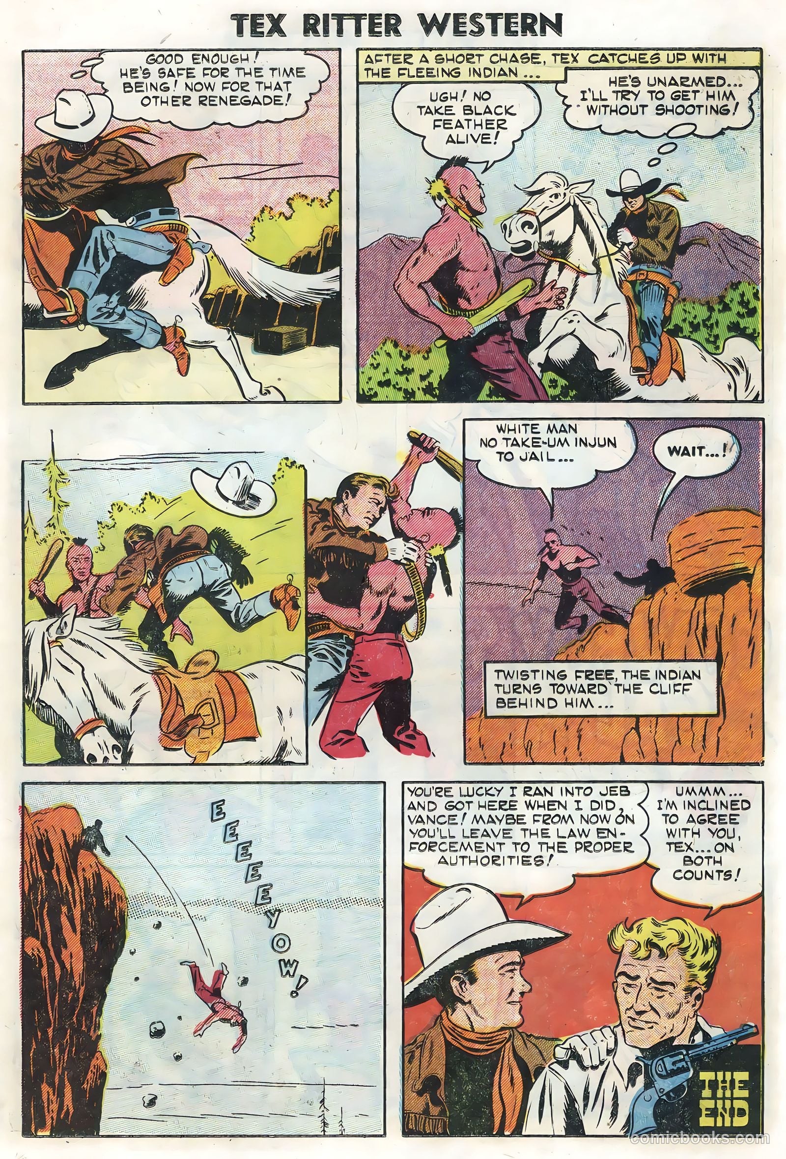 Tex Ritter Western #27 — page 23 of 36