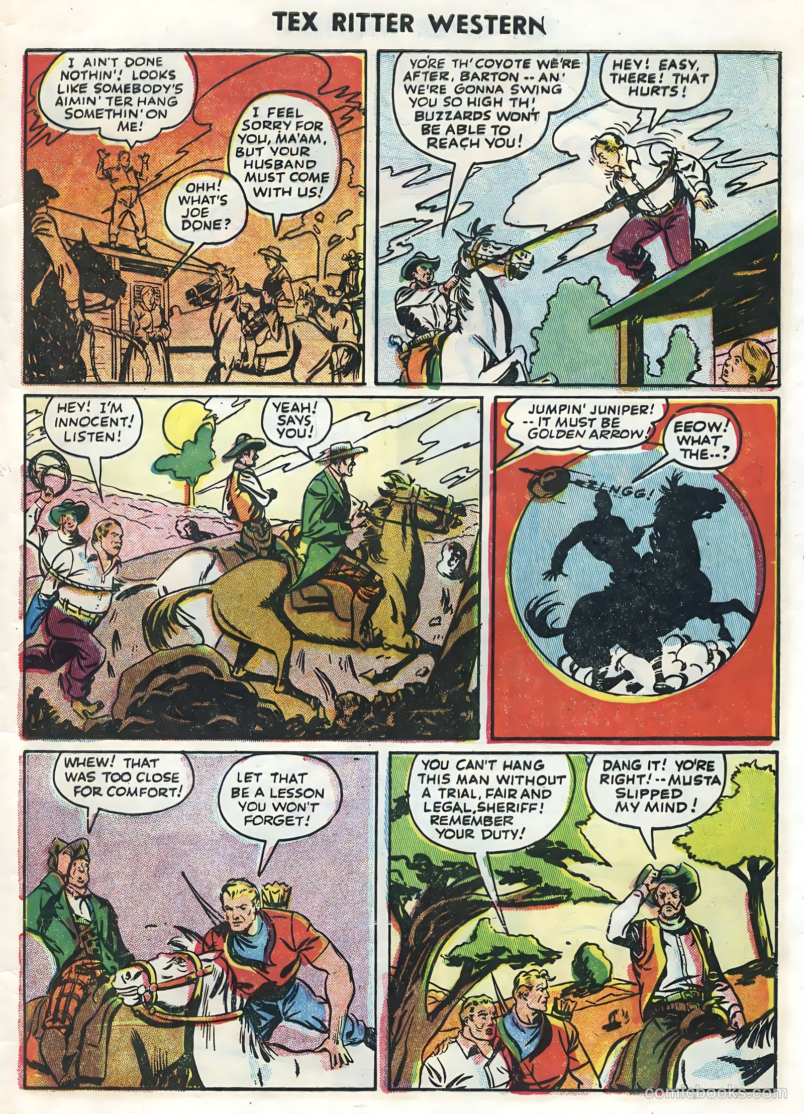 Tex Ritter Western #27 — page 29 of 36