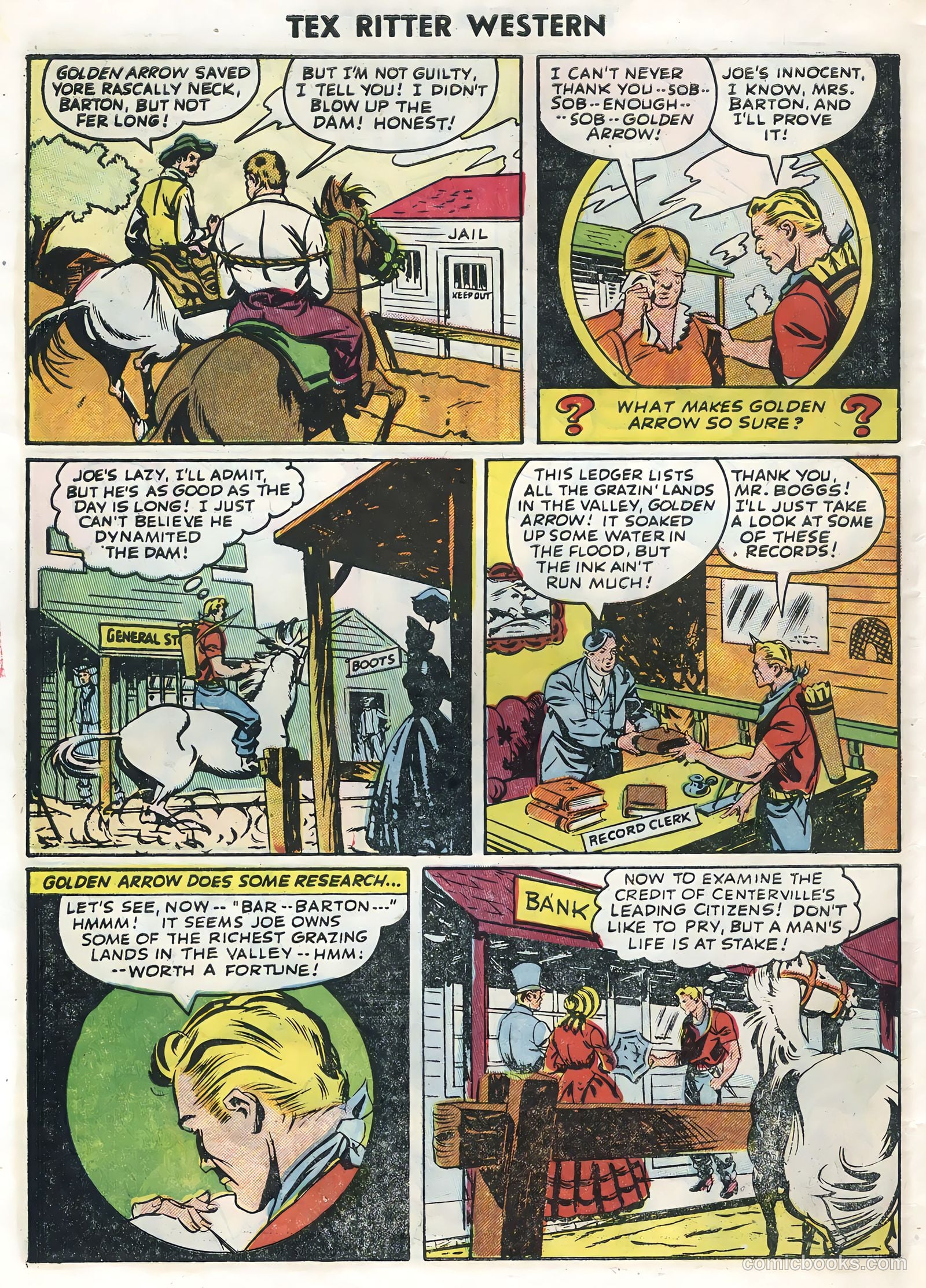 Tex Ritter Western #27 — page 30 of 36