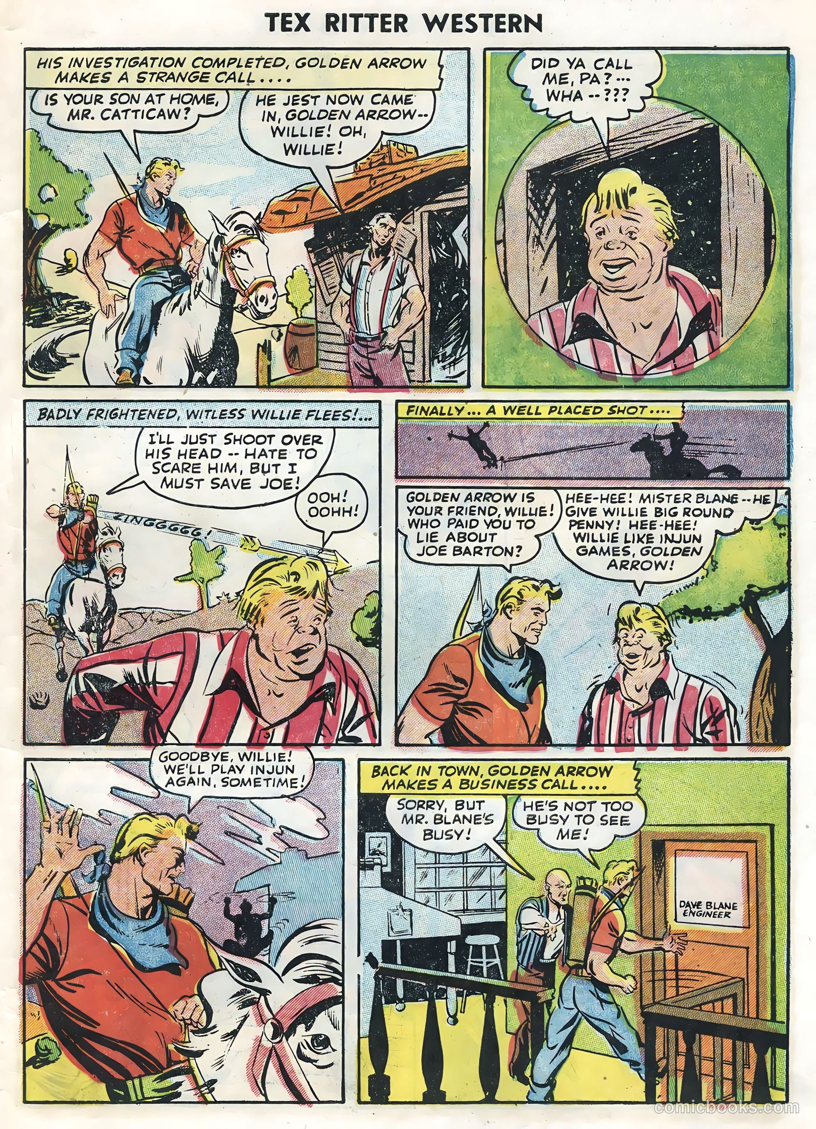 Tex Ritter Western #27 — page 31 of 36