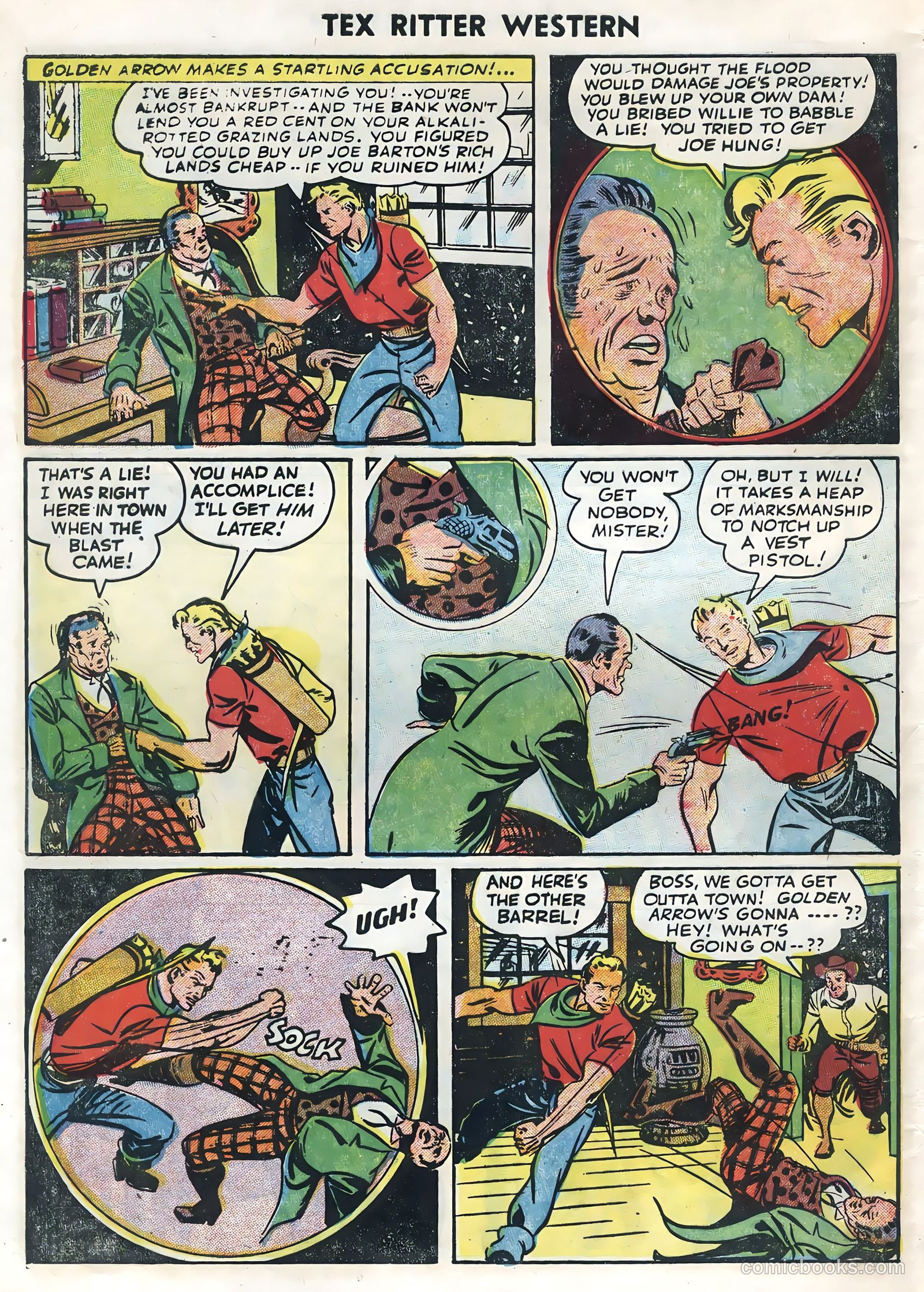 Tex Ritter Western #27 — page 32 of 36