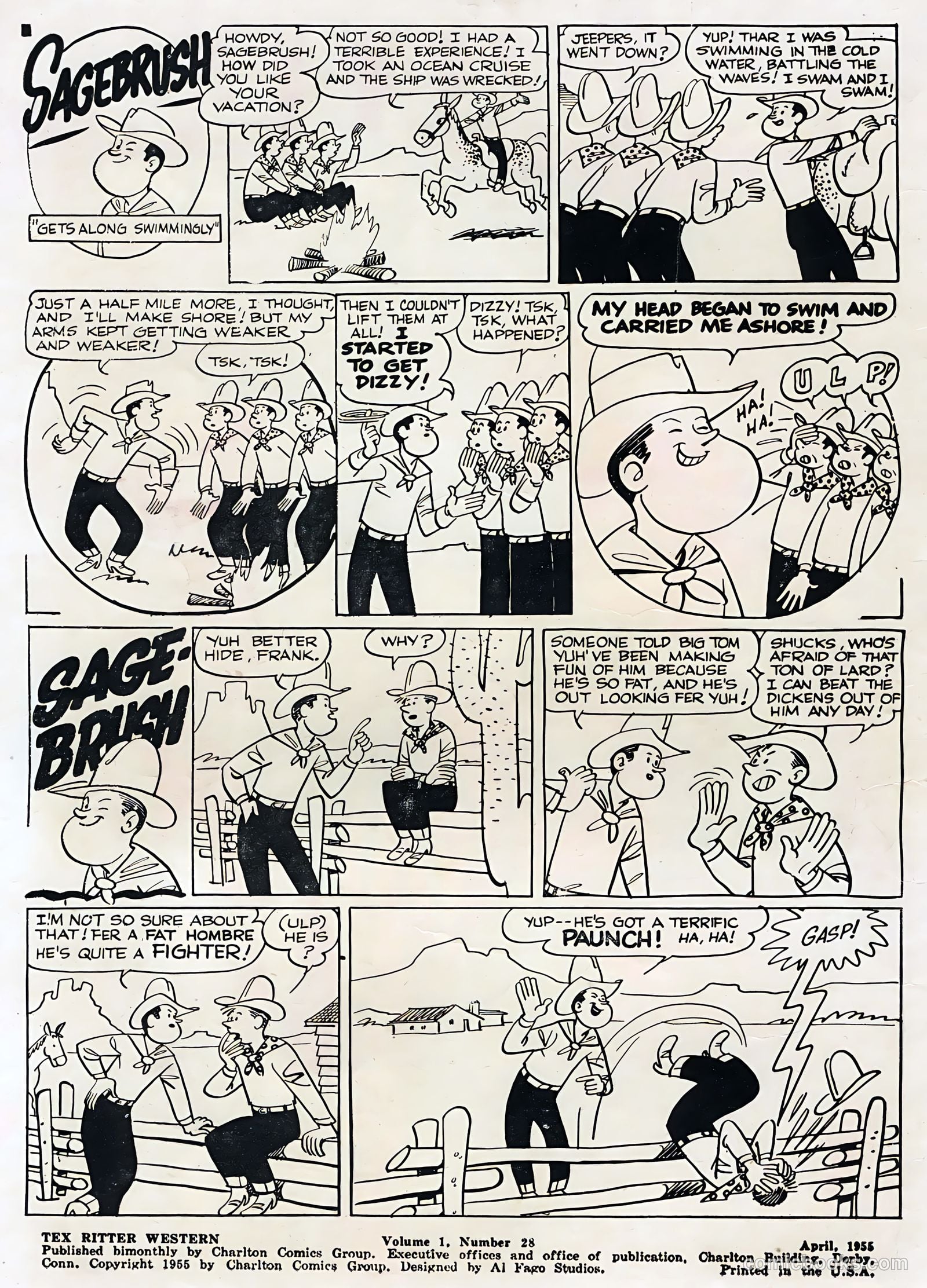Tex Ritter Western #28 — page 2 of 36