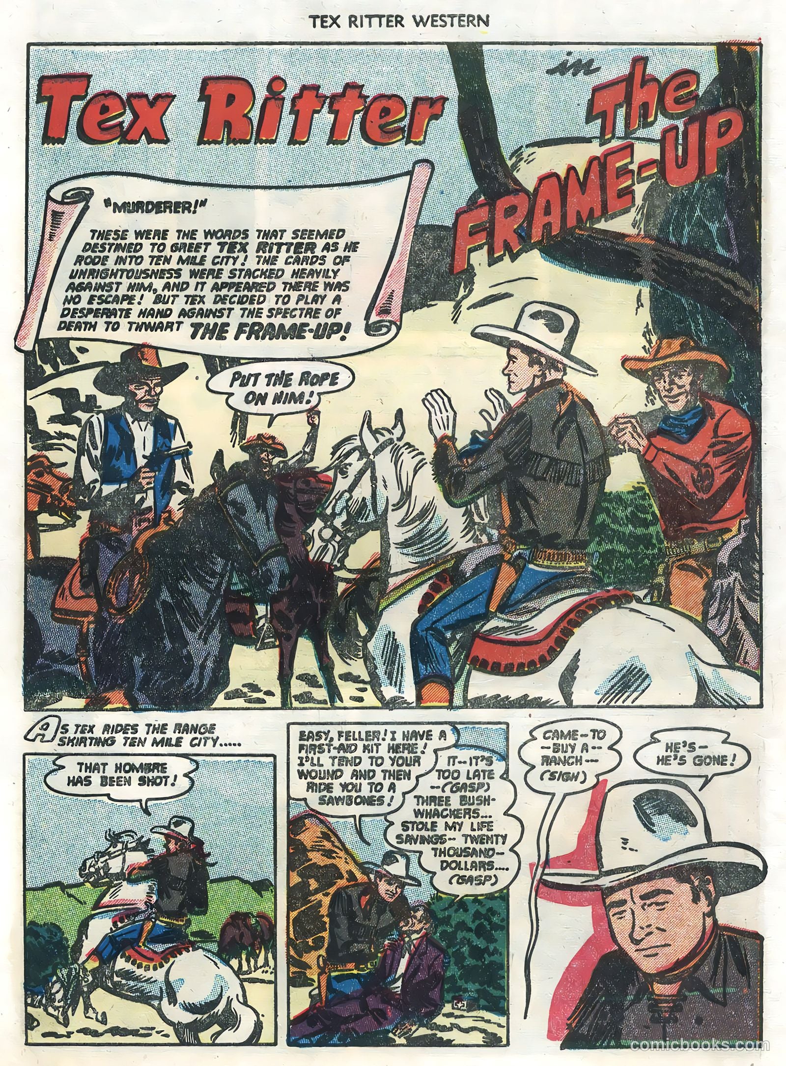 Tex Ritter Western #28 — page 8 of 36