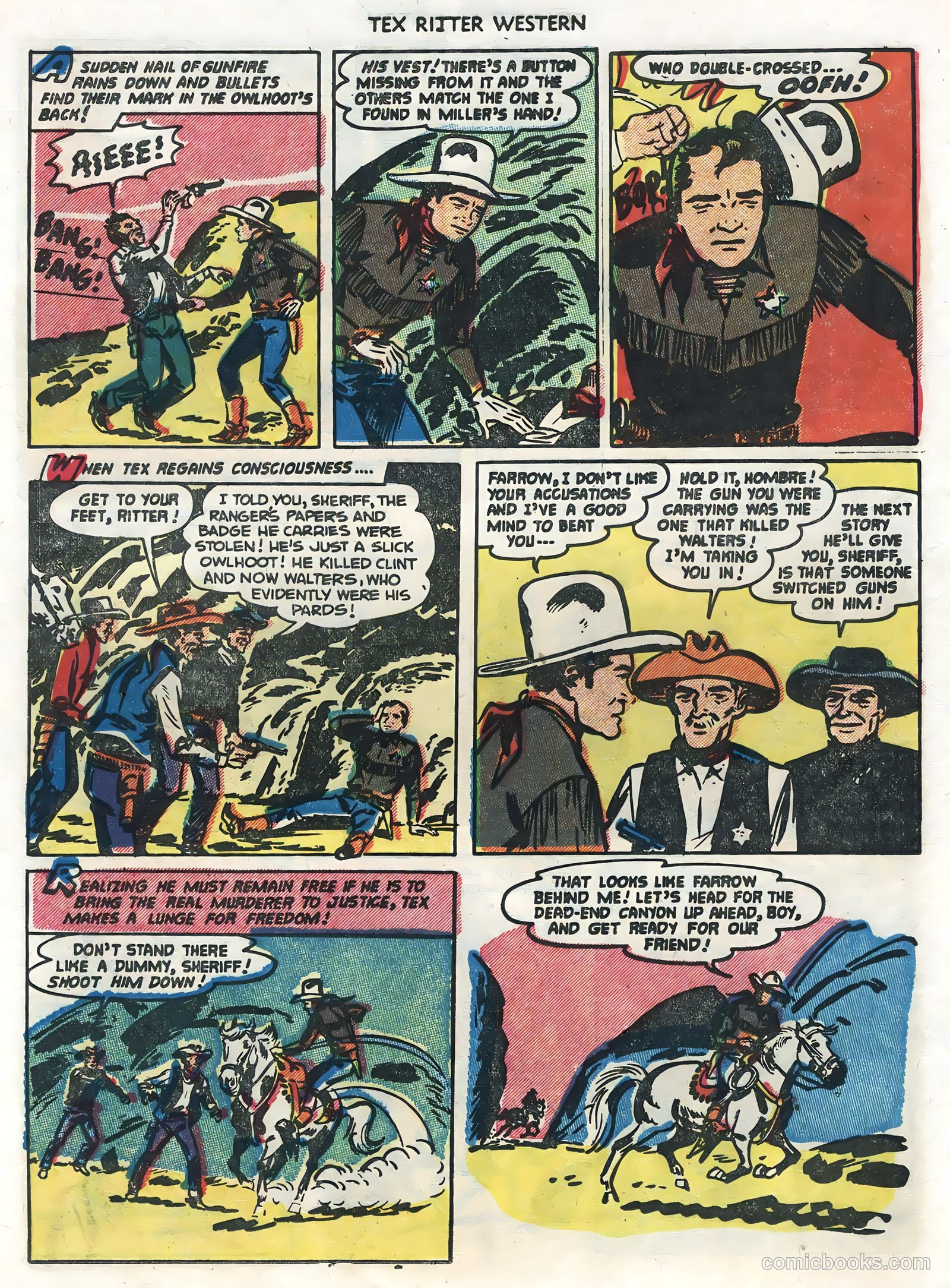 Tex Ritter Western #28 — page 12 of 36