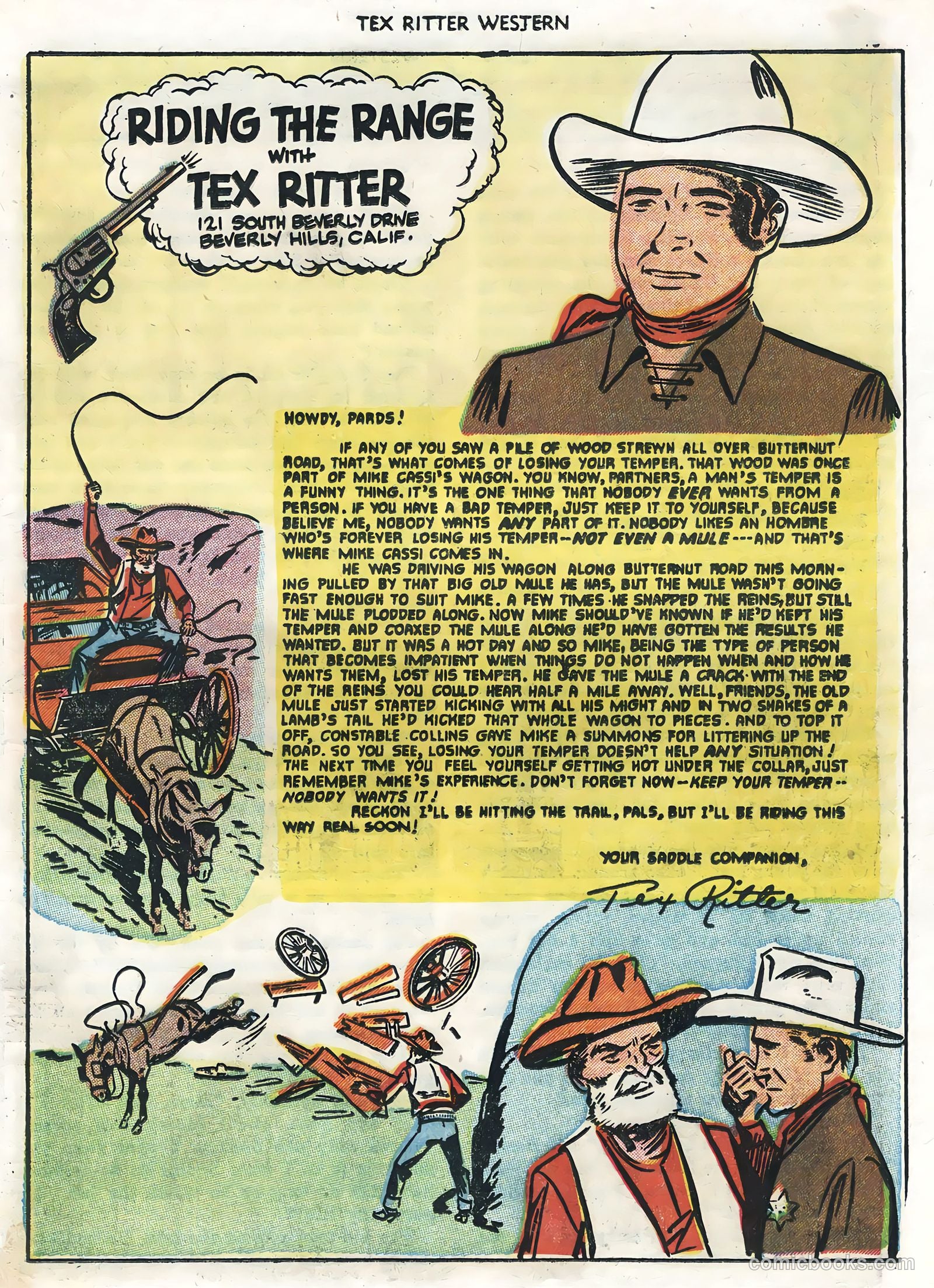 Tex Ritter Western #28 — page 15 of 36