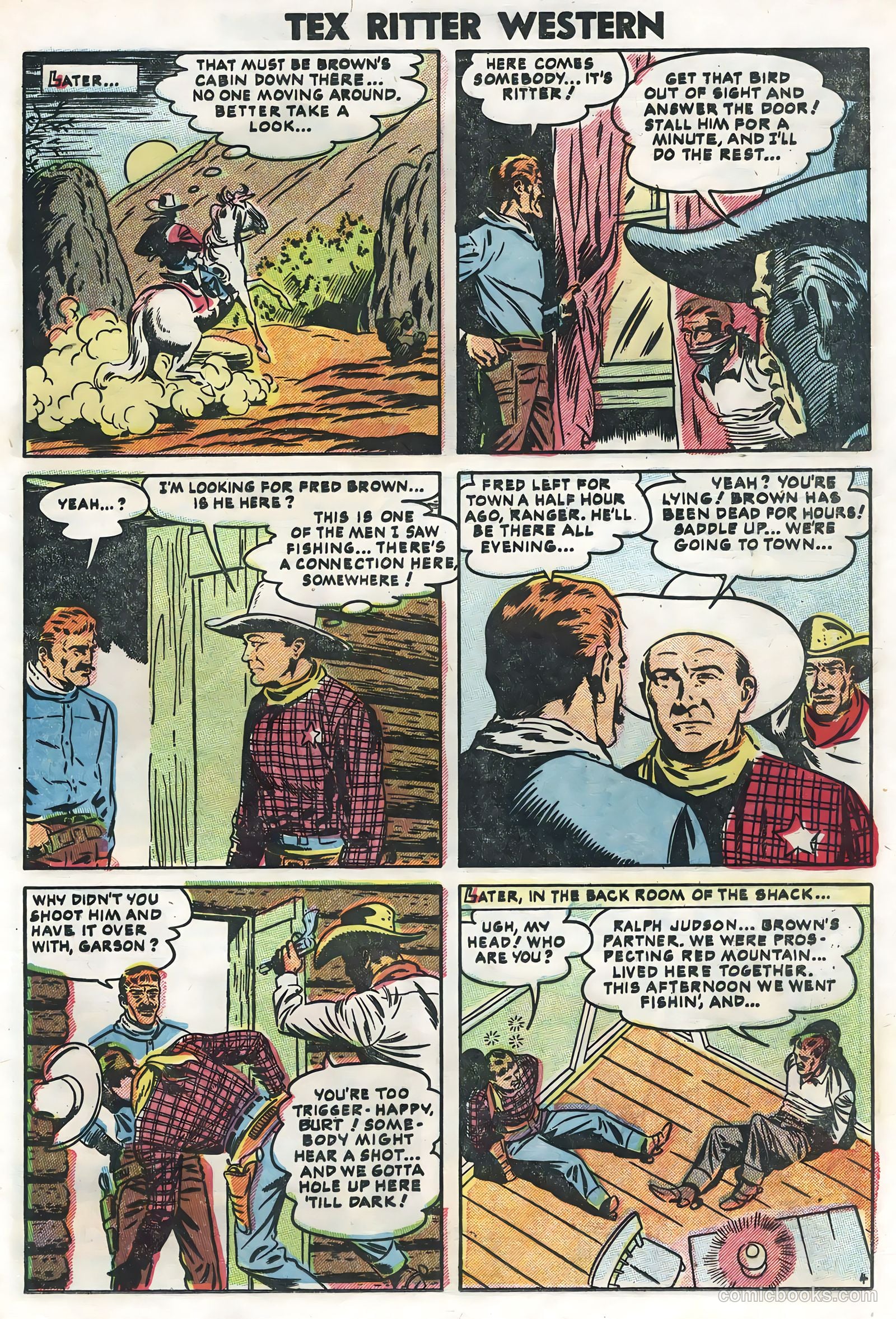 Tex Ritter Western #28 — page 21 of 36