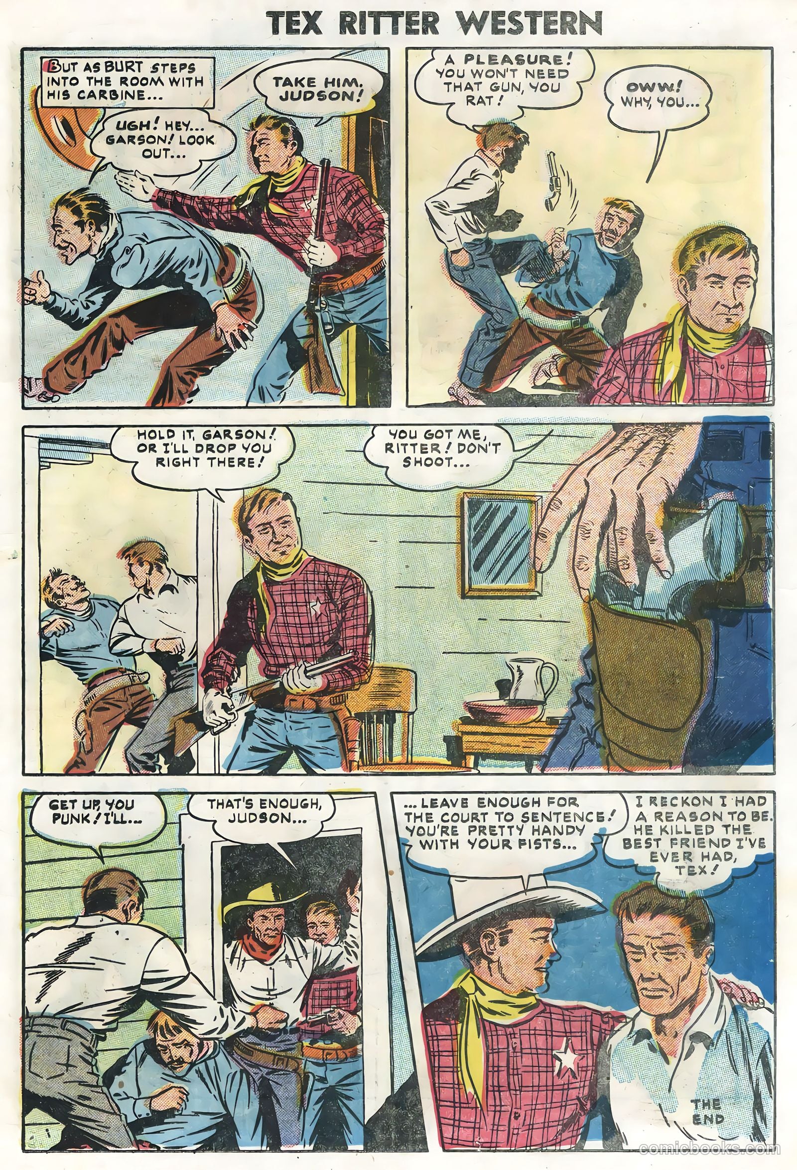 Tex Ritter Western #28 — page 23 of 36